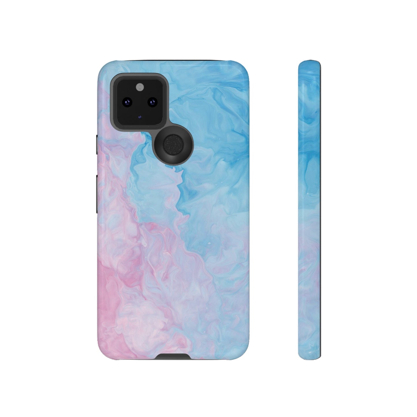 Splash of Blue & Pink Wallpaper Phone Case |iPhone 15 Plus/ Pro, 14, 13, 12|Google Pixel 7, Pro, 5|Samsung Galaxy S23 All Major Phone Models