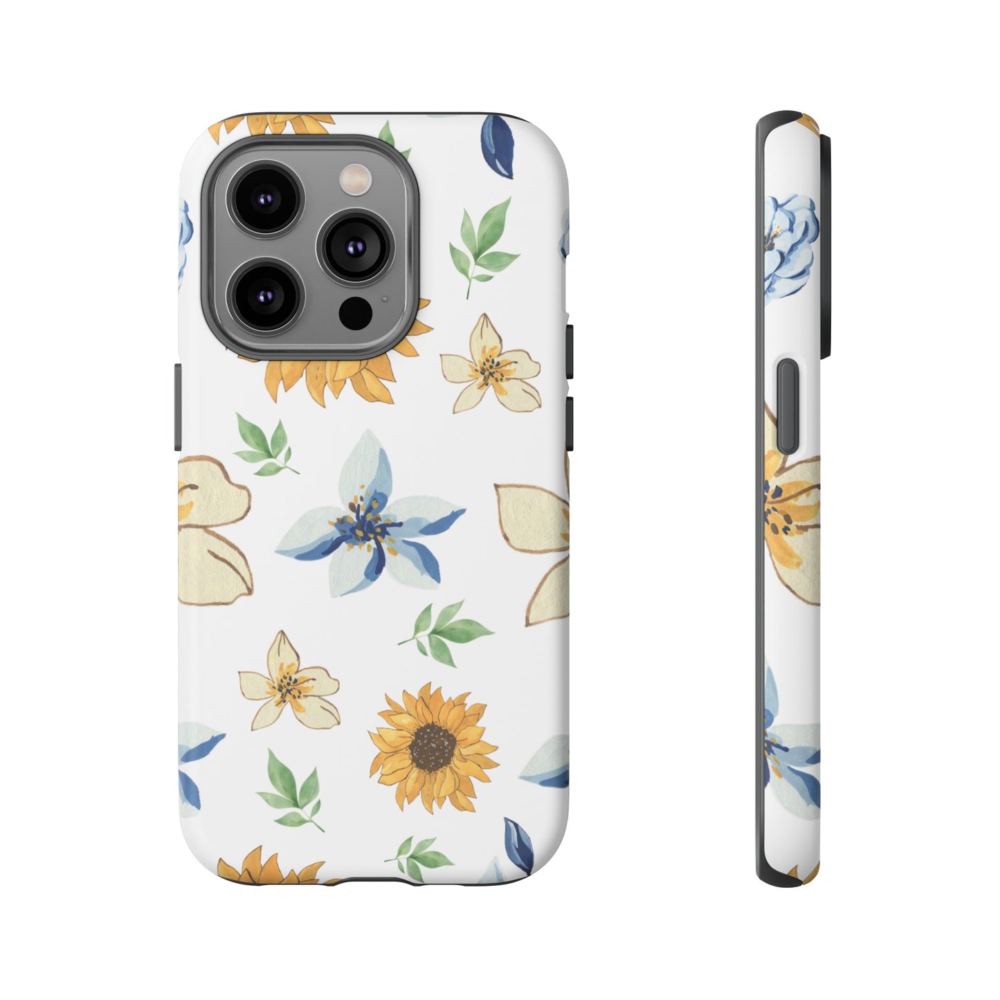 Beautiful Watercolour Flower Wallpaper Phone Case | iPhone 15 Plus/ Pro, 14, 13, 12| Google Pixel 7, Pro, 5| Samsung Galaxy S23 All Major Phone Models