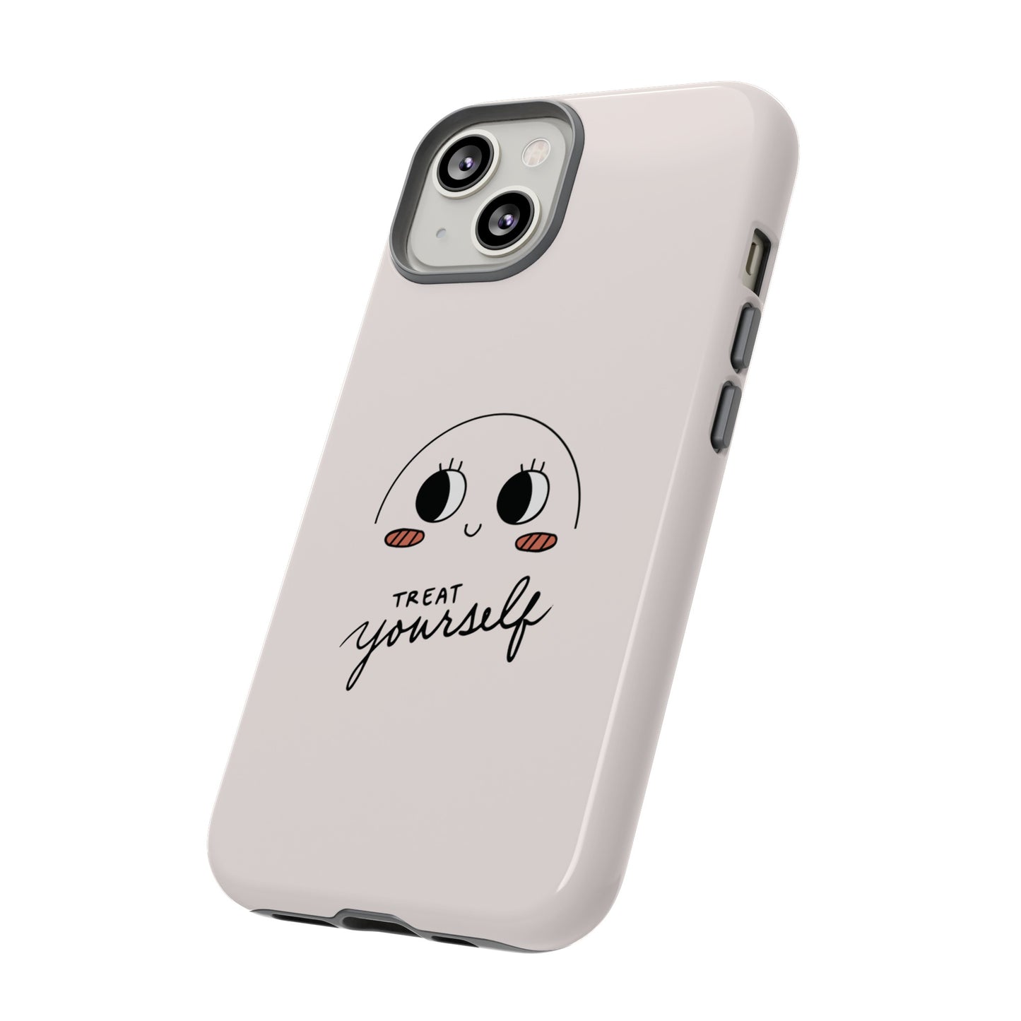 Treat Yourself Wallpaper Phone Case | iPhone 15 Plus/ Pro, 14, 13, 12| Google Pixel 7, Pro, 5| Samsung Galaxy S23 All Major Phone Models