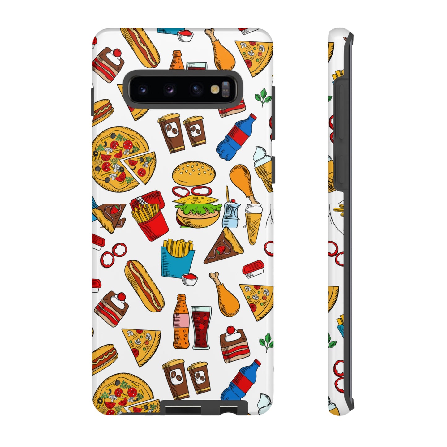 Fast Food Wallpaper Phone Case | iPhone 15 Plus/ Pro, 14, 13, 12| Google Pixel 7, Pro, 5| Samsung Galaxy S23 All Major Phone Models