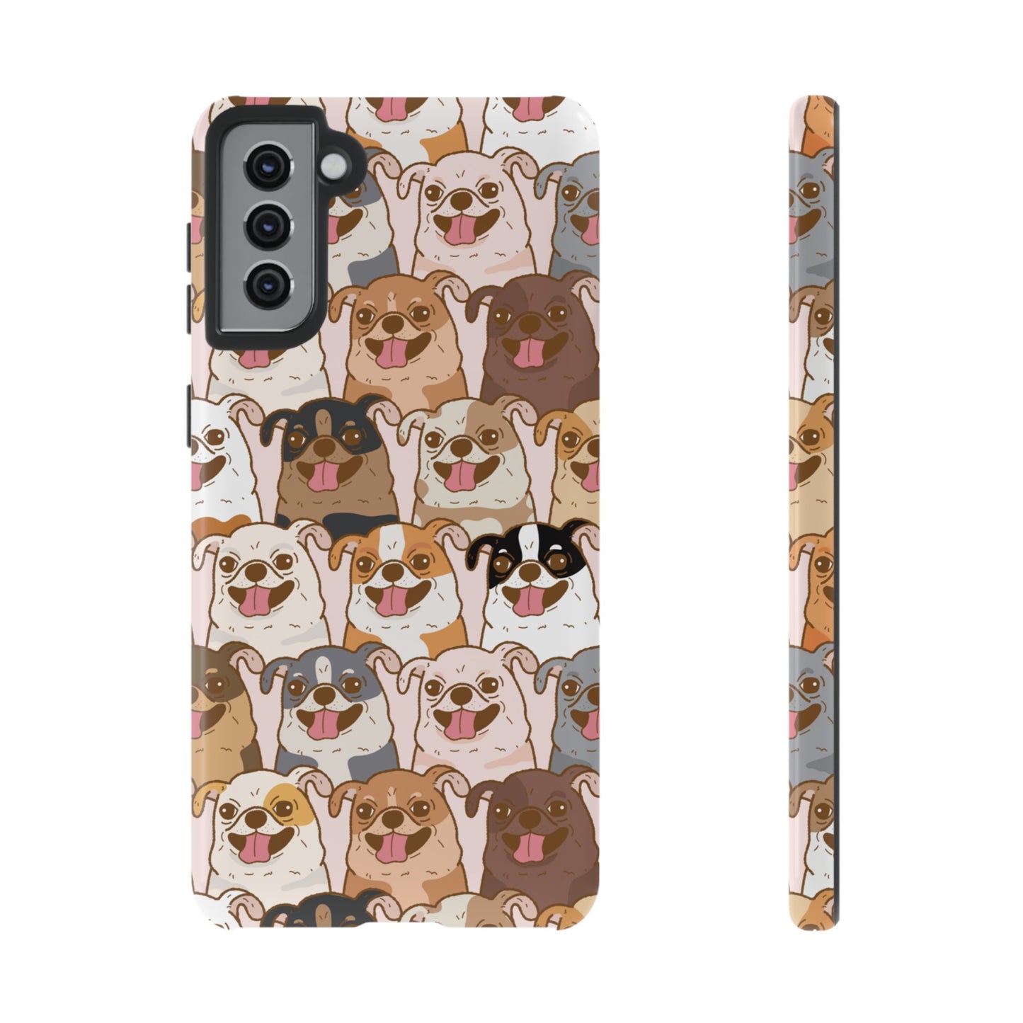 Dog Line Up Phone Case | iPhone 15 Plus/ Pro, 14, 13, 12| Google Pixel 7, Pro, 5| Samsung Galaxy S23 All Major Phone Models