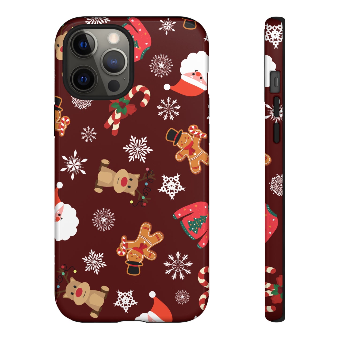 Festive Christmas Wallpaper Phone Case | iPhone 15 Plus/ Pro, 14, 13, 12| Google Pixel 7, Pro, 5| Samsung Galaxy S23 All Major Phone Models