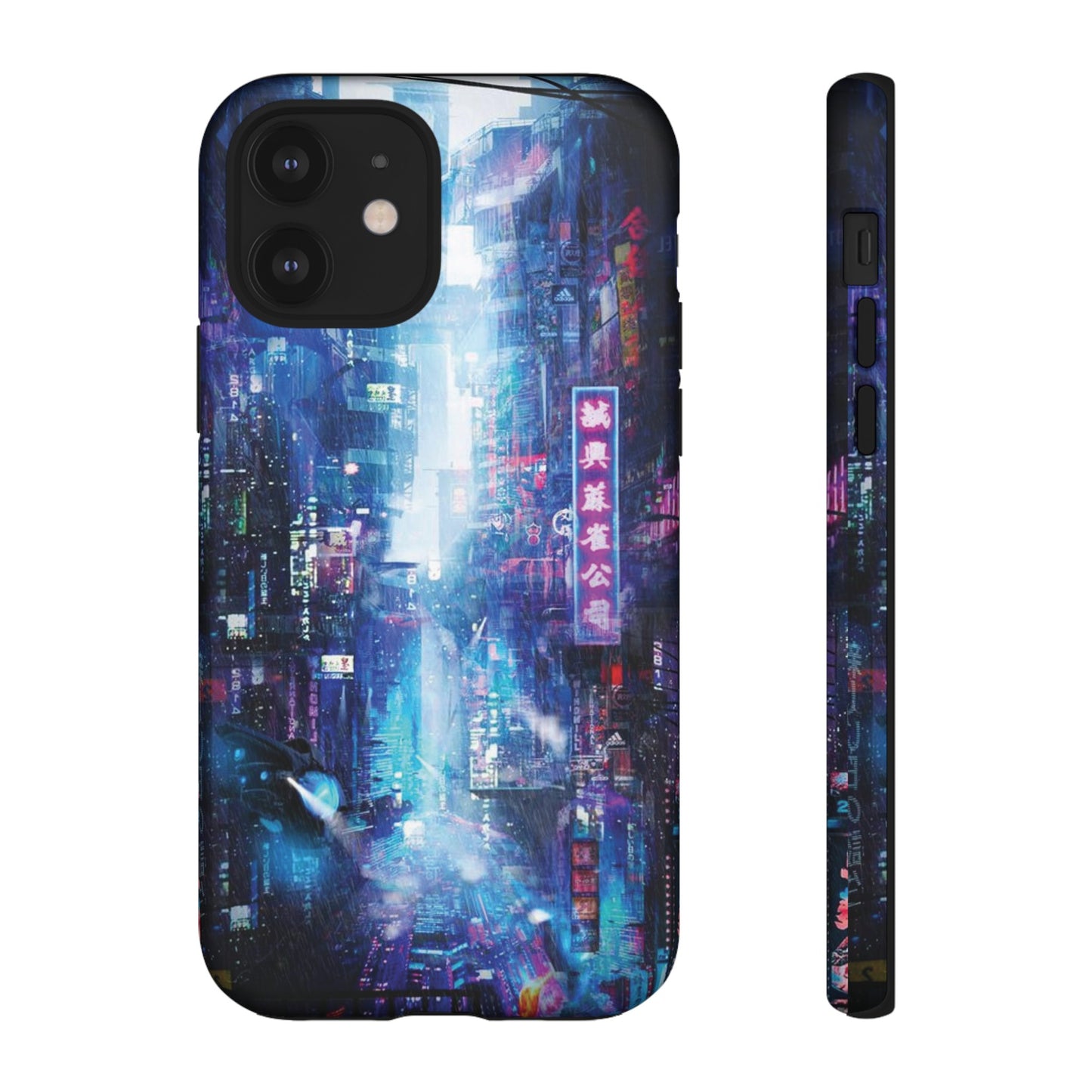 Night Life Futuristic City Wallpaper Phone Case | iPhone 15 Plus/ Pro, 14, 13, 12| Google Pixel 7, Pro, 5| Samsung Galaxy S23 All Major Phone Models