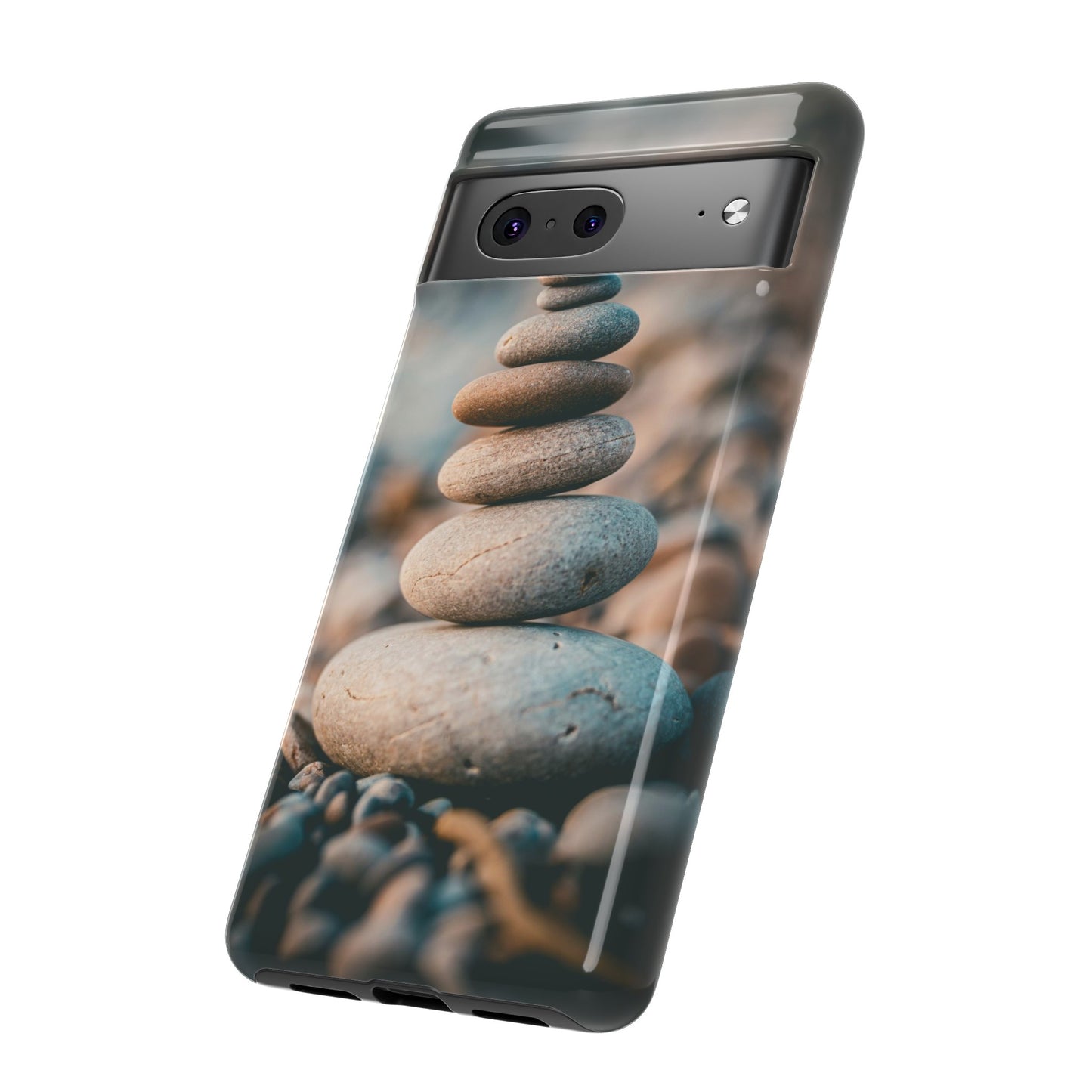 Rock Stack Wallpaper Phone Case | iPhone 15 Plus/ Pro, 14, 13, 12| Google Pixel 7, Pro, 5| Samsung Galaxy S23 All Major Phone Models