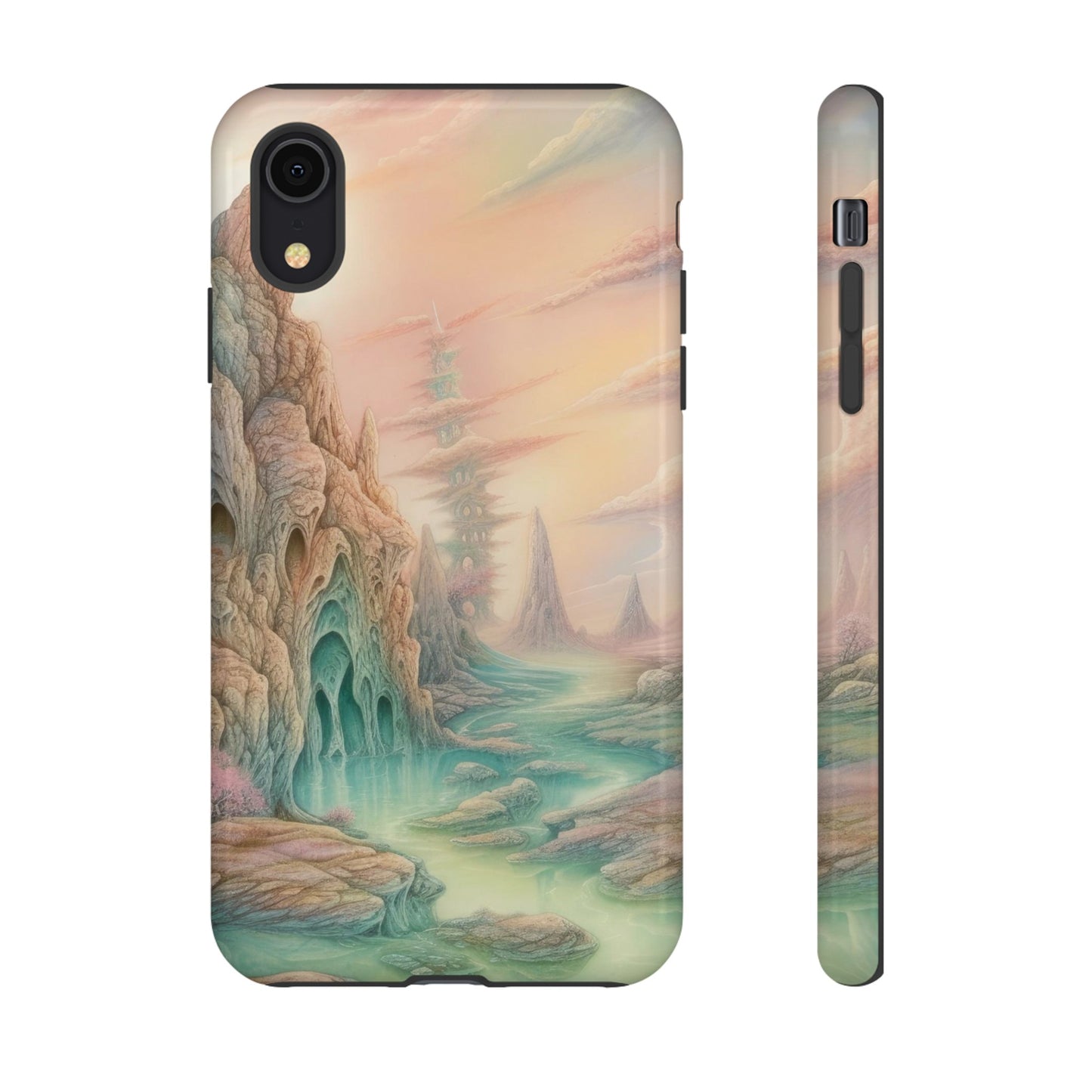 Caves Sci-Fi Wallpaper Phone Case | iPhone 15 Plus/ Pro, 14, 13, 12| Google Pixel 7, Pro, 5| Samsung Galaxy S23 All Major Phone Models