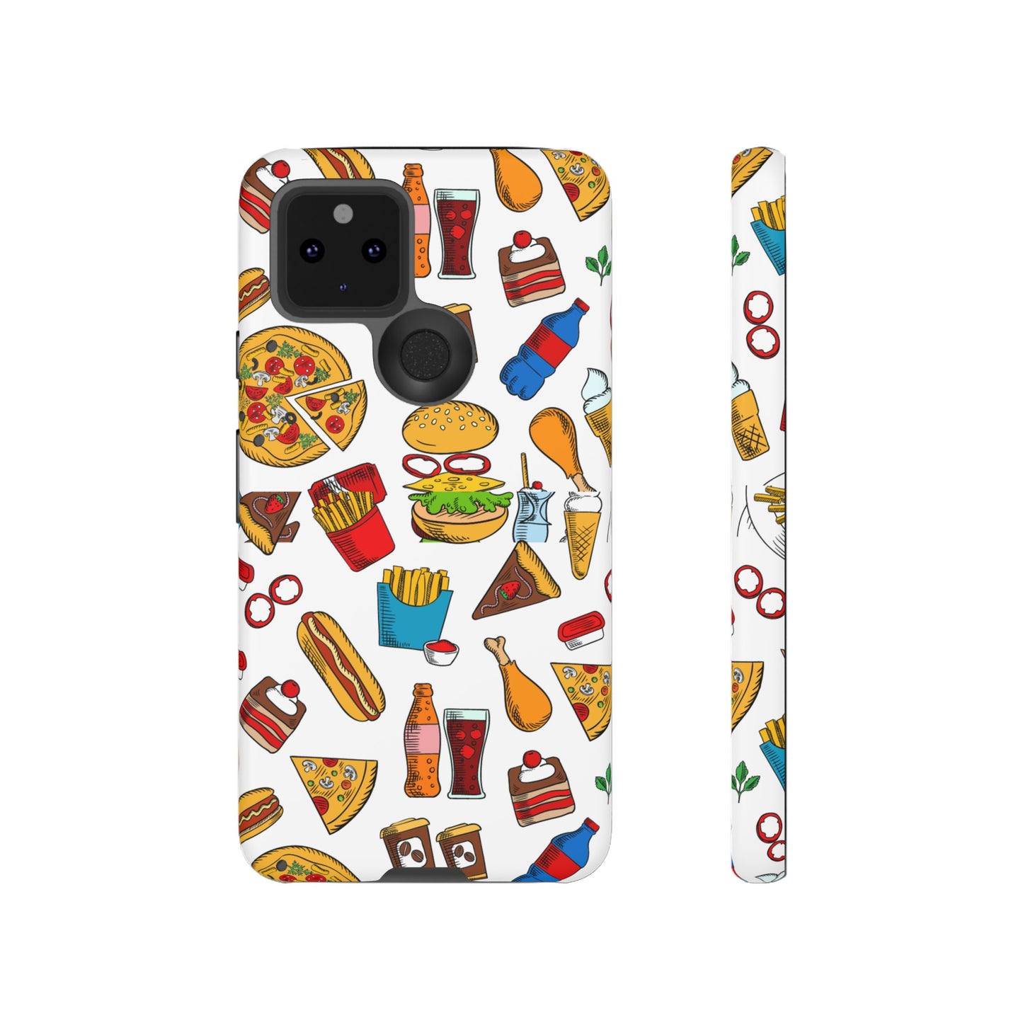 Fast Food Wallpaper Phone Case | iPhone 15 Plus/ Pro, 14, 13, 12| Google Pixel 7, Pro, 5| Samsung Galaxy S23 All Major Phone Models