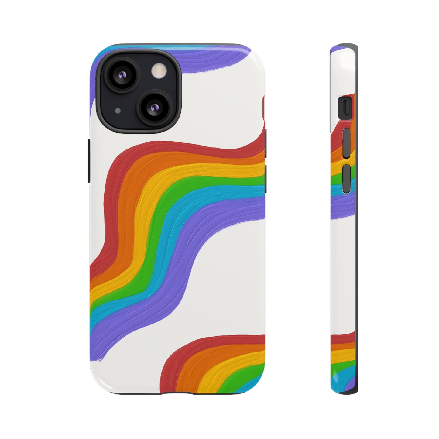 Rainbow Wallpaper Phone Case | iPhone 15 Plus/ Pro, 14, 13, 12| Google Pixel 7, Pro, 5| Samsung Galaxy S23 All Major Phone Models