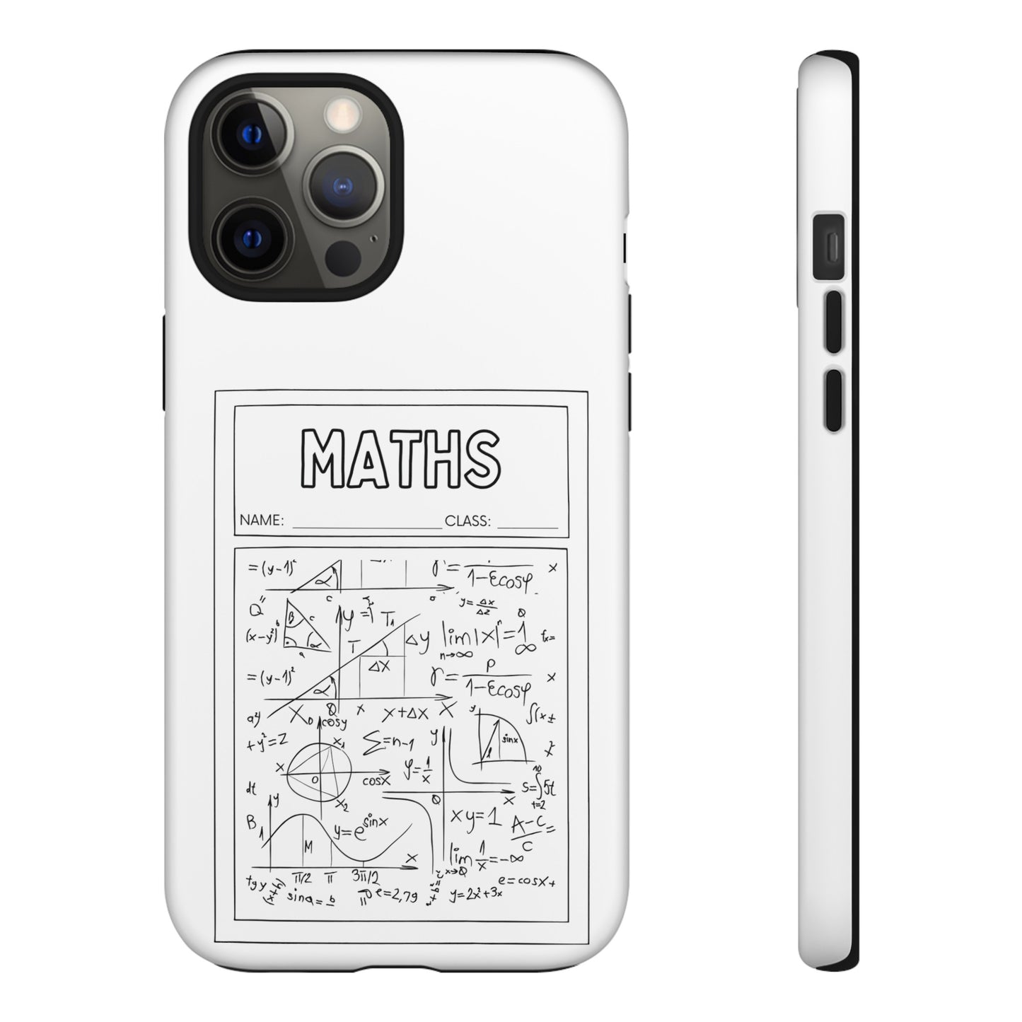 Maths Class Wallpaper Phone Case | iPhone 15 Plus/ Pro, 14, 13, 12| Google Pixel 7, Pro, 5| Samsung Galaxy S23 All Major Phone Models