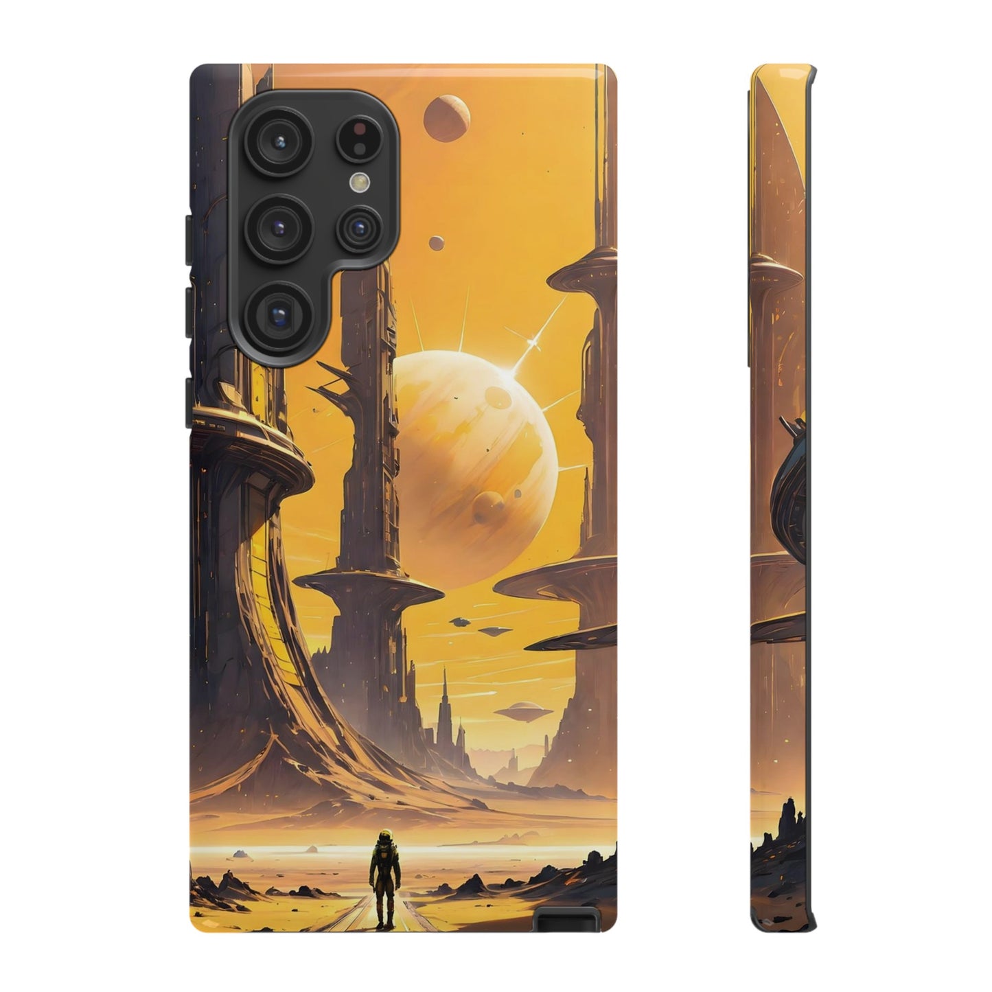 Distant Planets Sci Fi Wallpaper Phone Case | iPhone 15 Plus/ Pro, 14, 13, 12| Google Pixel 7, Pro, 5| Samsung Galaxy S23 All Major Phone Models