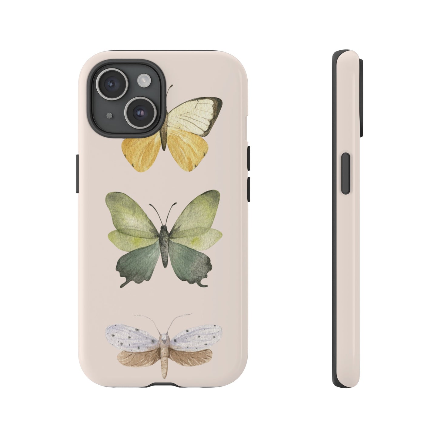 Three Butterflies Wallpaper Phone Case | iPhone 15 Plus/ Pro, 14, 13, 12| Google Pixel 7, Pro, 5| Samsung Galaxy S23 All Major Phone Models