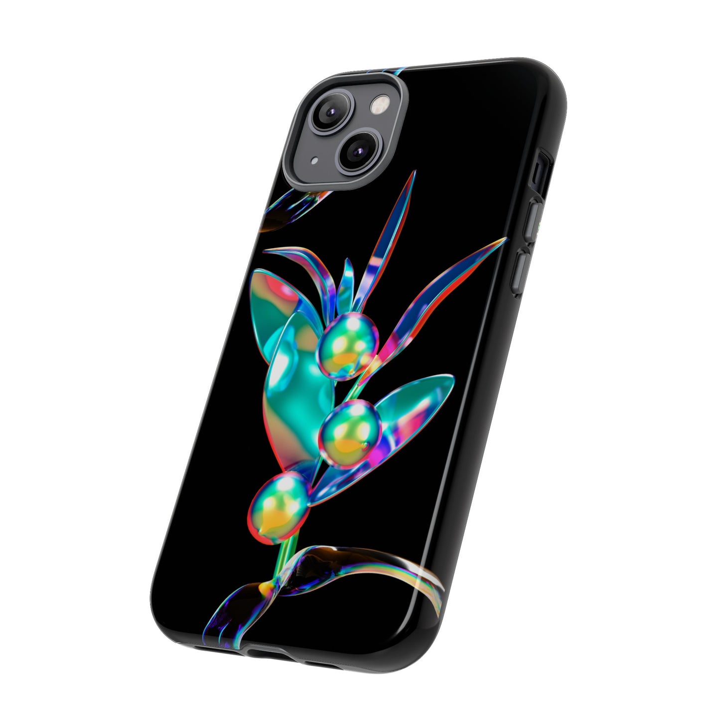 Psychedelic Flower Wallpaper Phone Case | iPhone 15 Plus/ Pro, 14, 13, 12| Google Pixel 7, Pro, 5| Samsung Galaxy S23 All Major Phone Models