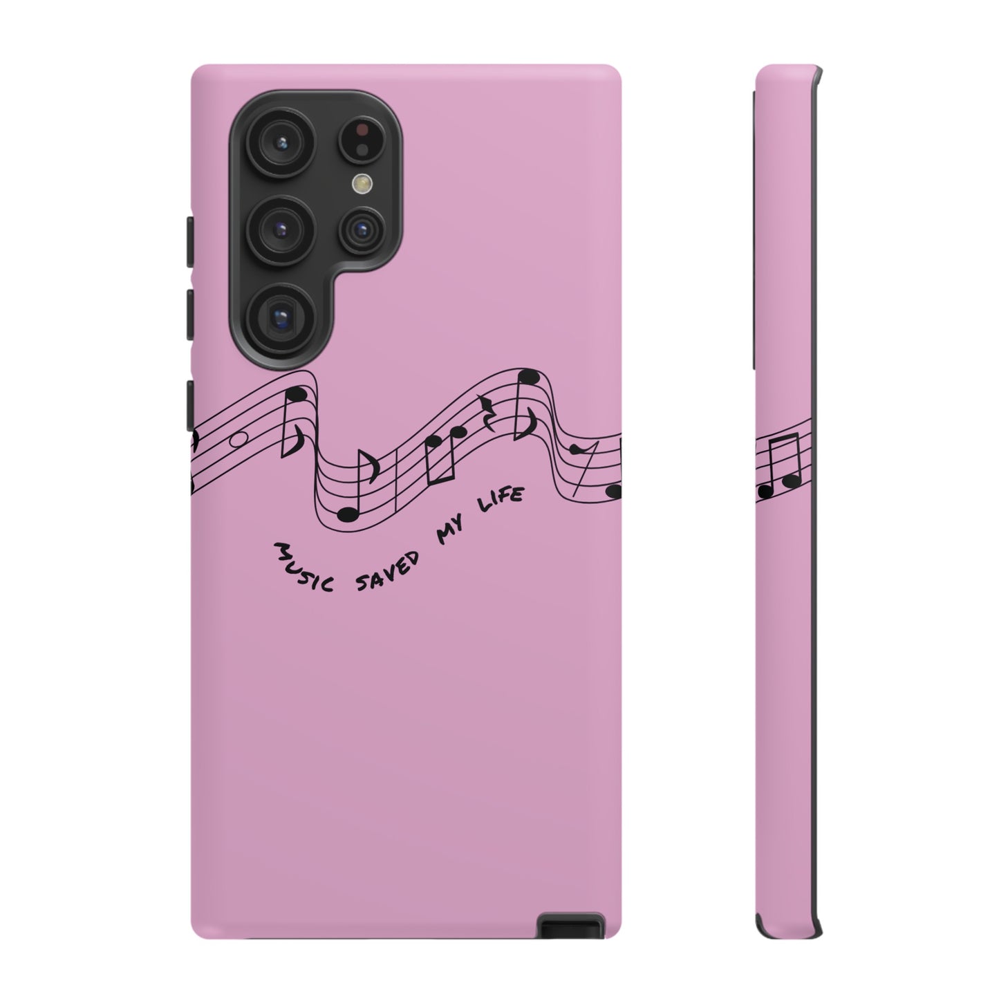 Music Saved My Life Wallpaper Phone Case | iPhone 15 Plus/ Pro, 14, 13, 12| Google Pixel 7, Pro, 5| Samsung Galaxy S23 All Major Phone Models