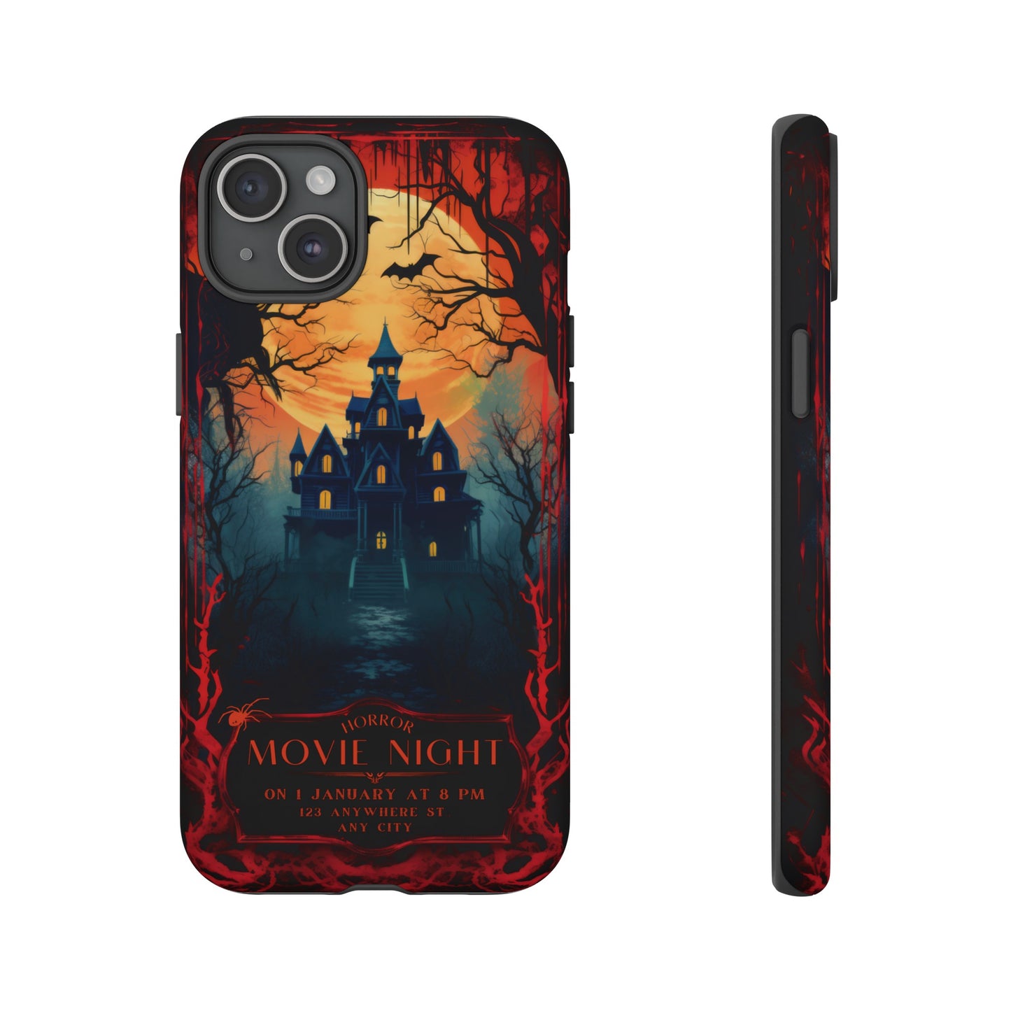 Horror Movie Night Phone Case | iPhone 15 Plus/ Pro, 14, 13, 12| Google Pixel 7, Pro, 5| Samsung Galaxy S23 All Major Phone Models