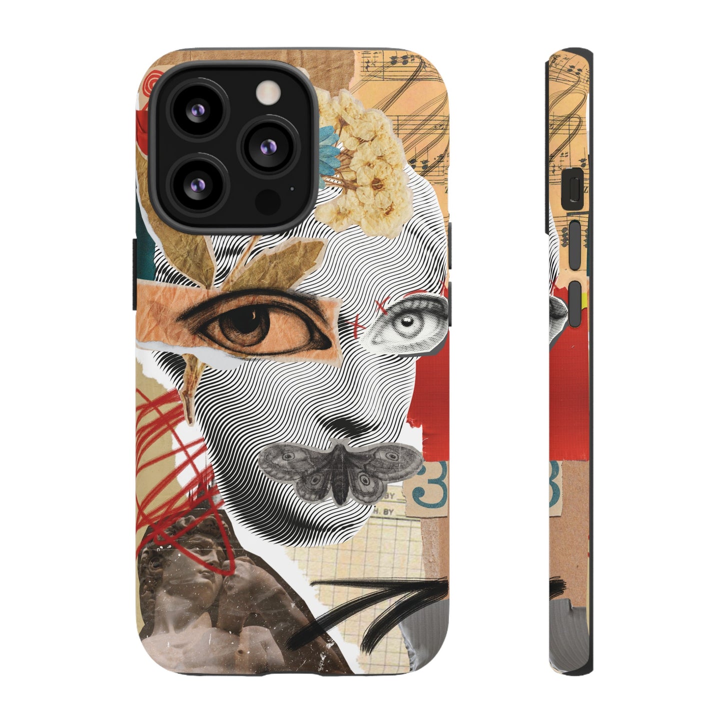 Woman Collage Wallpaper Phone Case | iPhone 15 Plus/ Pro, 14, 13, 12| Google Pixel 7, Pro, 5| Samsung Galaxy S23 All Major Phone Models