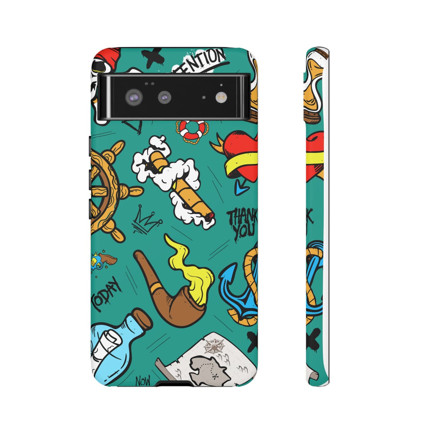 Pirate Wallpaper Phone Case | iPhone 15 Plus/ Pro, 14, 13, 12| Google Pixel 7, Pro, 5| Samsung Galaxy S23 All Major Phone Models