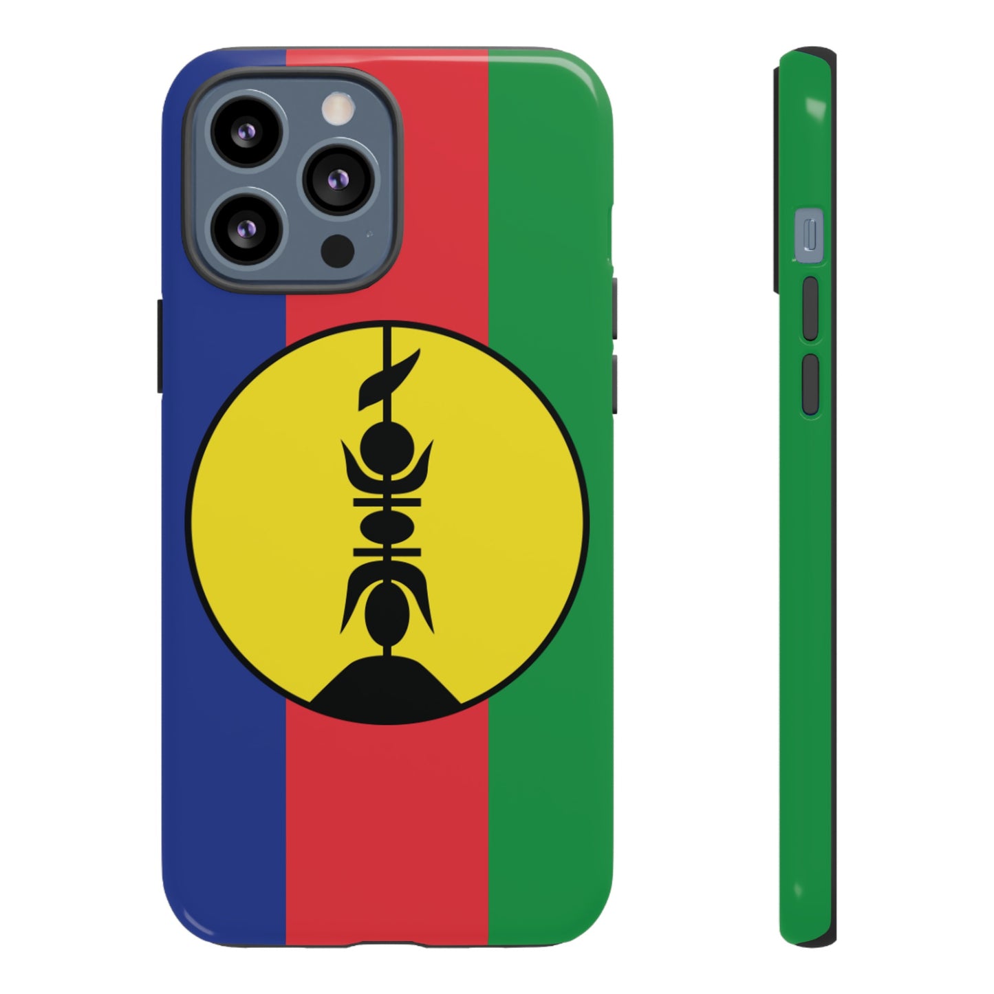 New Caledonia Flag Phone Case | iPhone 15 Plus/ Pro, 14, 13, 12| Google Pixel 7, Pro, 5| Samsung Galaxy S23 All Major Phone Models