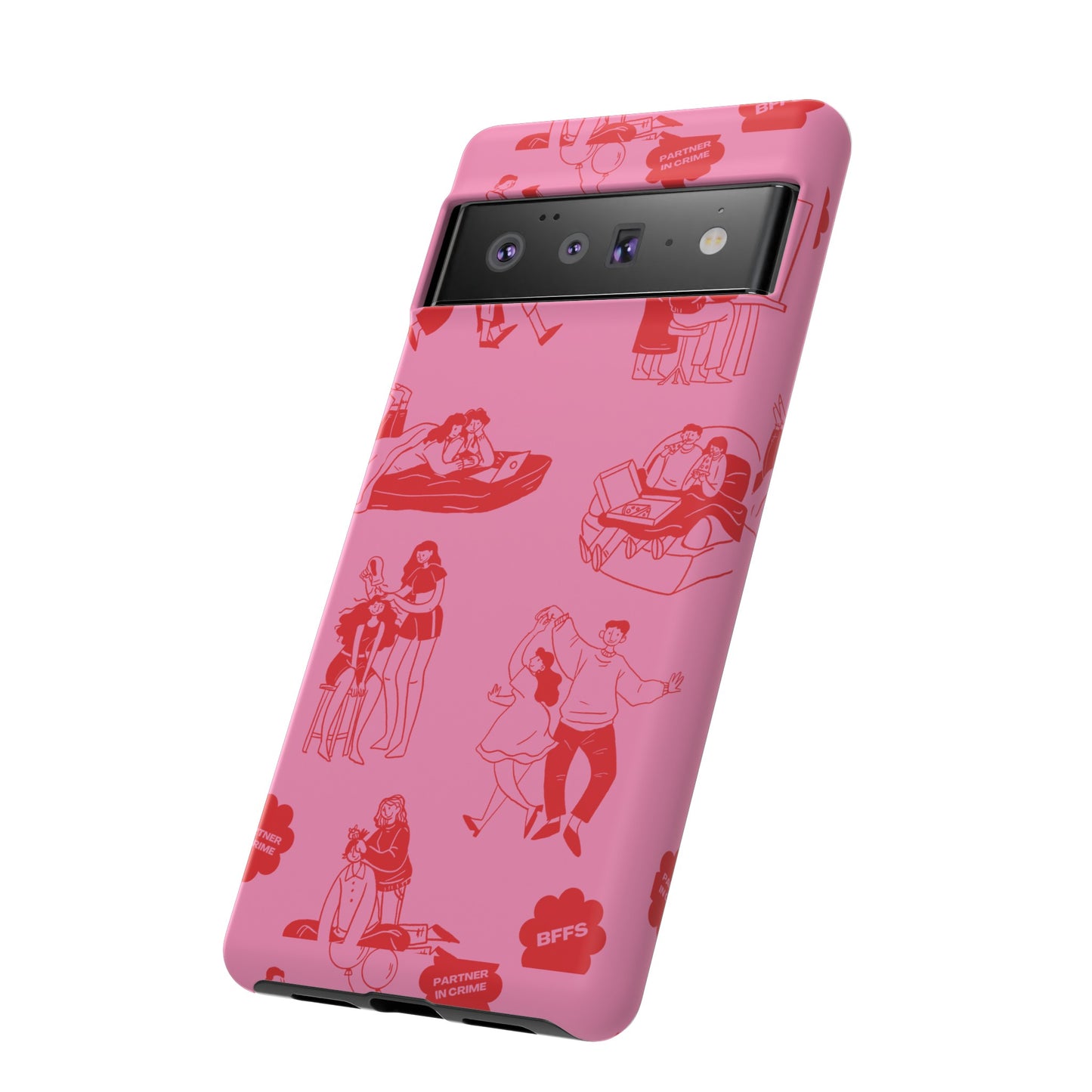 Pink Valentine's Day Wallpaper Phone Case | iPhone 15 Plus/ Pro, 14, 13, 12| Google Pixel 7, Pro, 5| Samsung Galaxy S23 All Major Phone Models