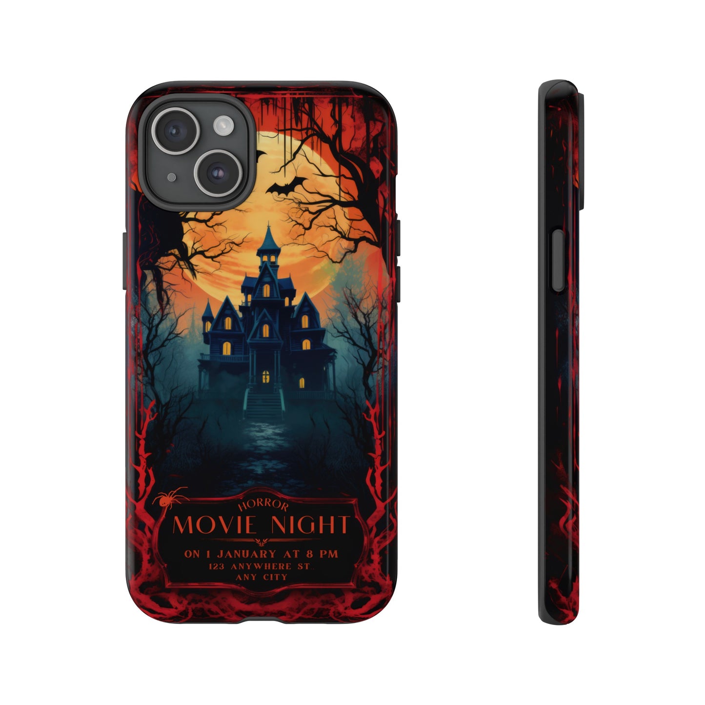 Horror Movie Night Phone Case | iPhone 15 Plus/ Pro, 14, 13, 12| Google Pixel 7, Pro, 5| Samsung Galaxy S23 All Major Phone Models