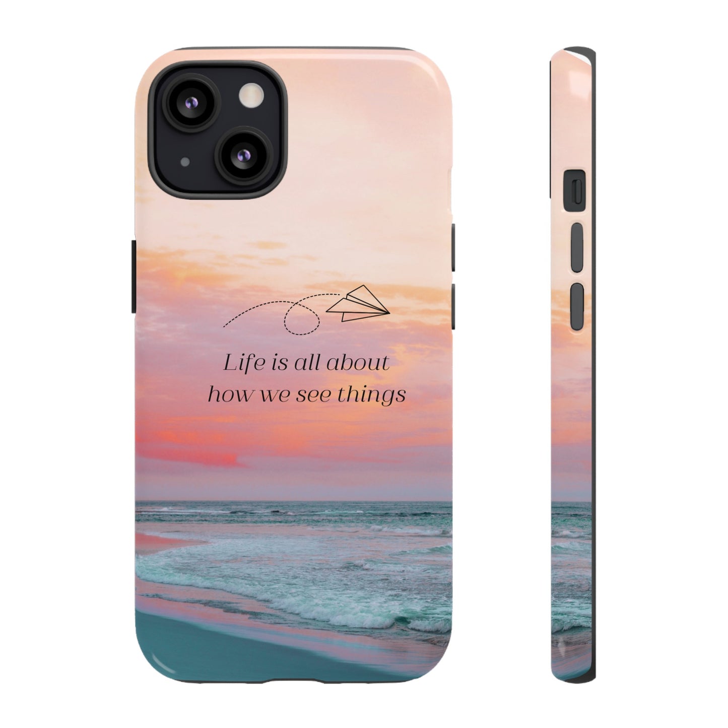 Thoughts at Sunset Phone Case | iPhone 15 Plus/ Pro, 14, 13, 12| Google Pixel 7, Pro, 5| Samsung Galaxy S23 All Major Phone Models