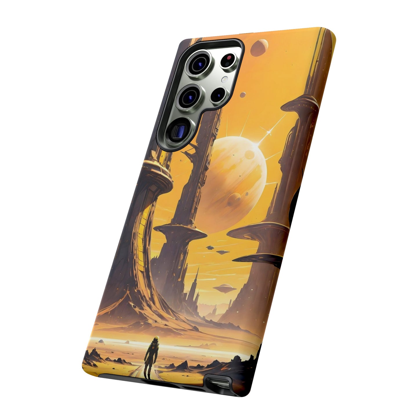 Distant Planets Sci Fi Wallpaper Phone Case | iPhone 15 Plus/ Pro, 14, 13, 12| Google Pixel 7, Pro, 5| Samsung Galaxy S23 All Major Phone Models