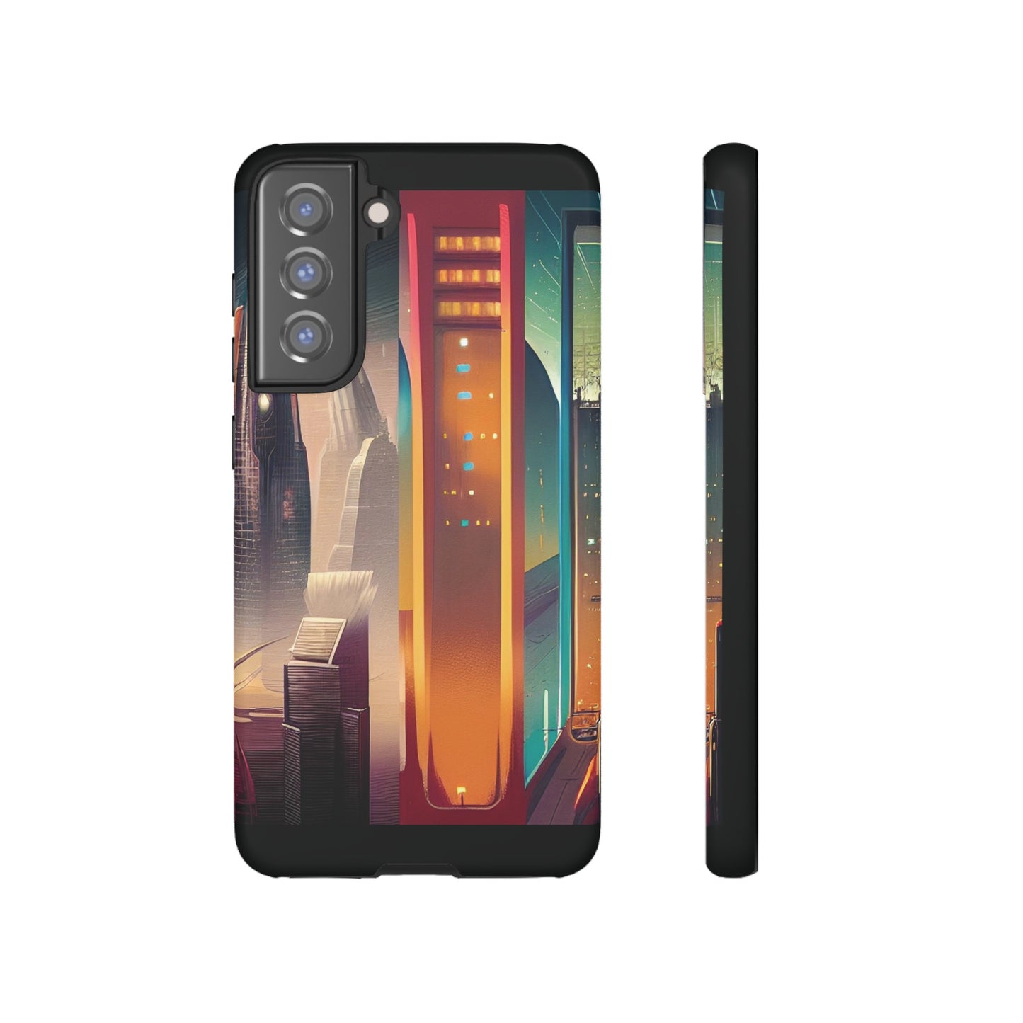 Sci-Fi  Buildings Wallpaper Phone Case | iPhone 15 Plus/ Pro, 14, 13, 12| Google Pixel 7, Pro, 5| Samsung Galaxy S23 All Major Phone Models