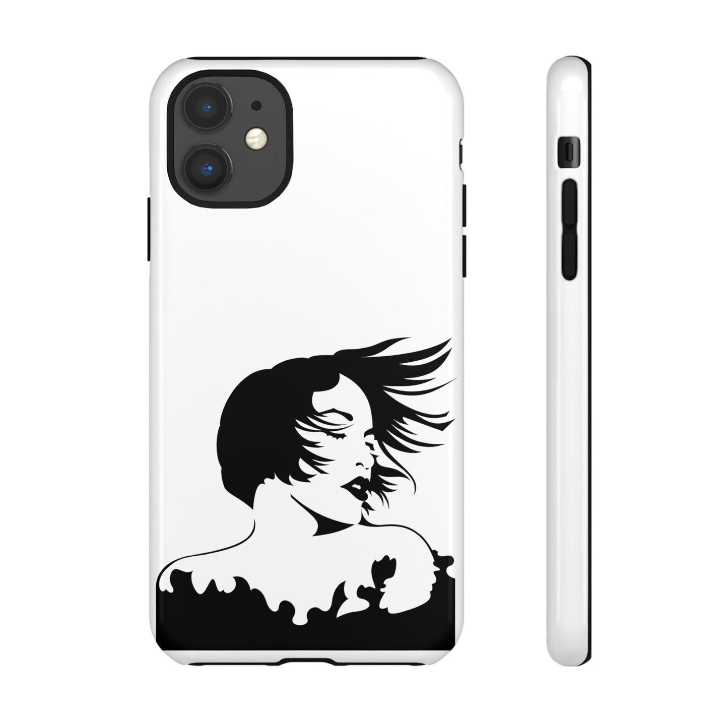 Woman In The Wind Phone Case | iPhone 15 Plus/ Pro, 14, 13, 12| Google Pixel 7, Pro, 5| Samsung Galaxy S23 All Major Phone Models