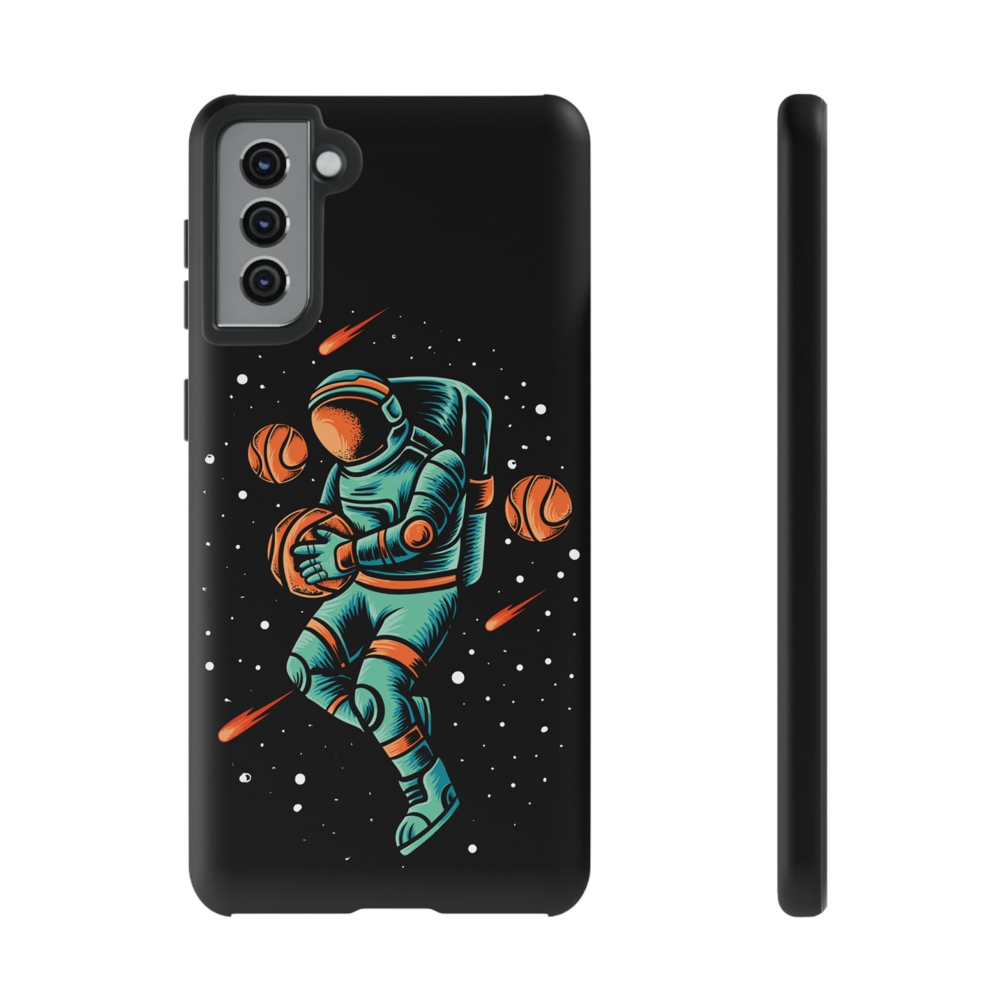 Space Basketball Phone Case | iPhone 15 Plus/ Pro, 14, 13, 12| Google Pixel 7, Pro, 5| Samsung Galaxy S23 All Major Phone Models