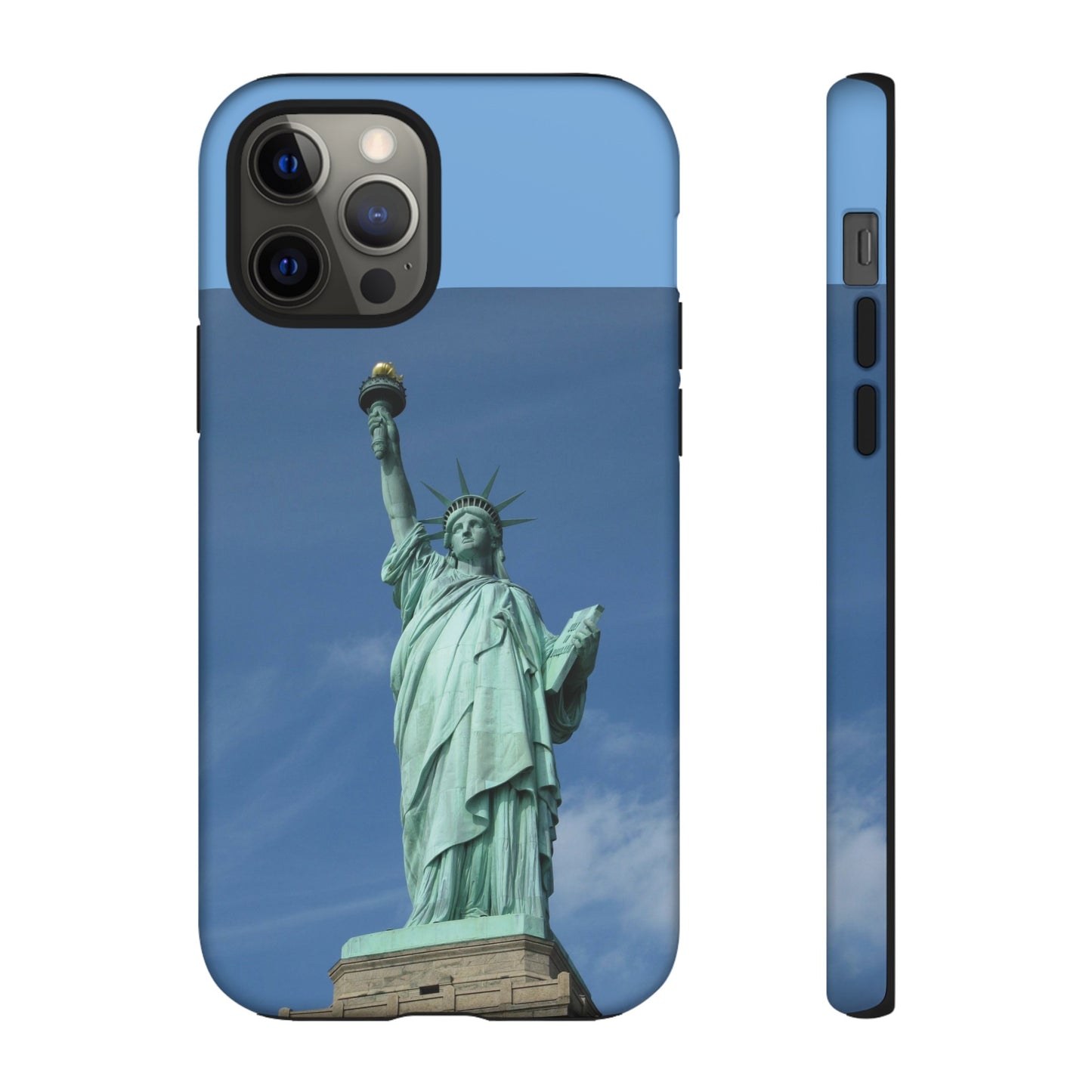 Statue Of Liberty Wallpaper Phone Case | iPhone 15 Plus/ Pro, 14, 13, 12| Google Pixel 7, Pro, 5| Samsung Galaxy S23 All Major Phone Models