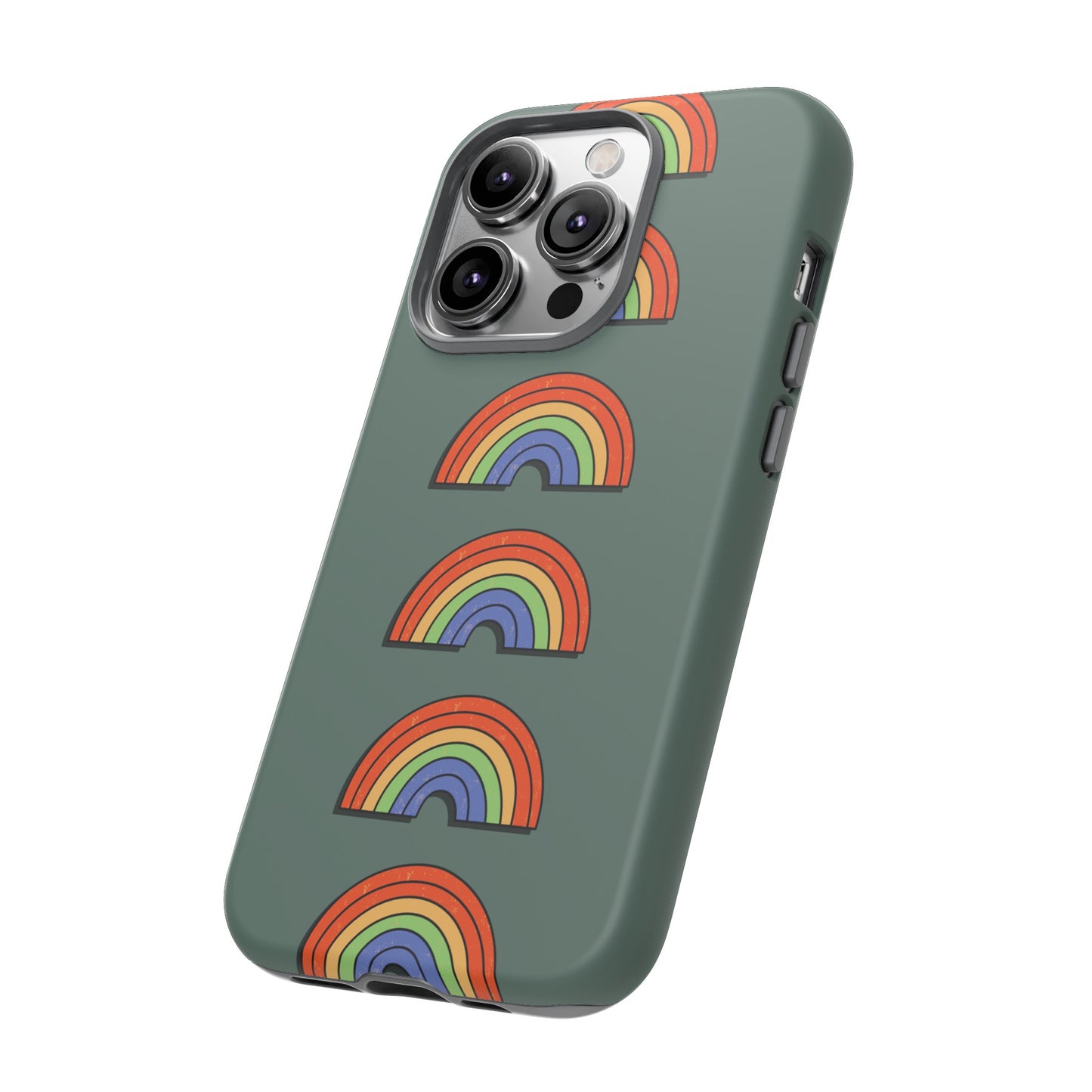 Rainbow Wallpaper Phone Case | iPhone 15 Plus/ Pro, 14, 13, 12| Google Pixel 7, Pro, 5| Samsung Galaxy S23 All Major Phone Models