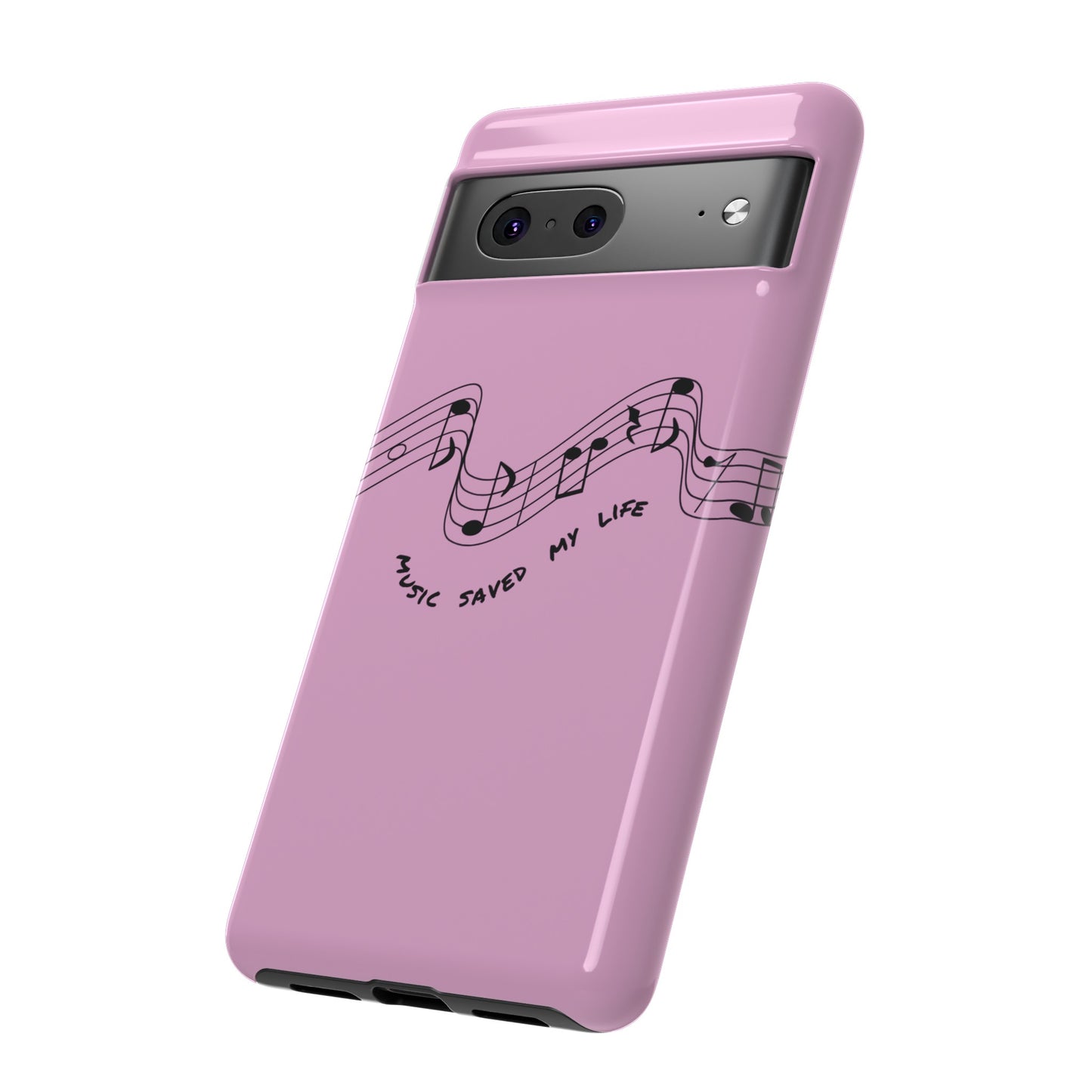 Music Saved My Life Wallpaper Phone Case | iPhone 15 Plus/ Pro, 14, 13, 12| Google Pixel 7, Pro, 5| Samsung Galaxy S23 All Major Phone Models