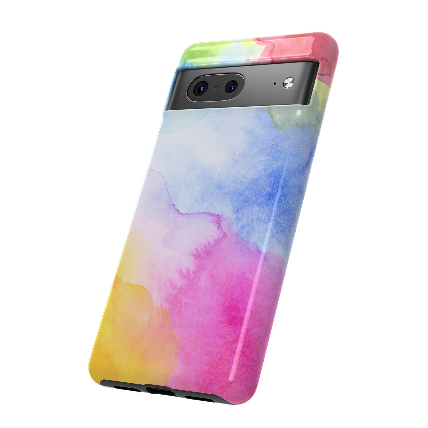 Watercolour Rainbow Phone Case | iPhone 15 Plus/ Pro, 14, 13, 12| Google Pixel 7, Pro, 5| Samsung Galaxy S23 All Major Phone Models