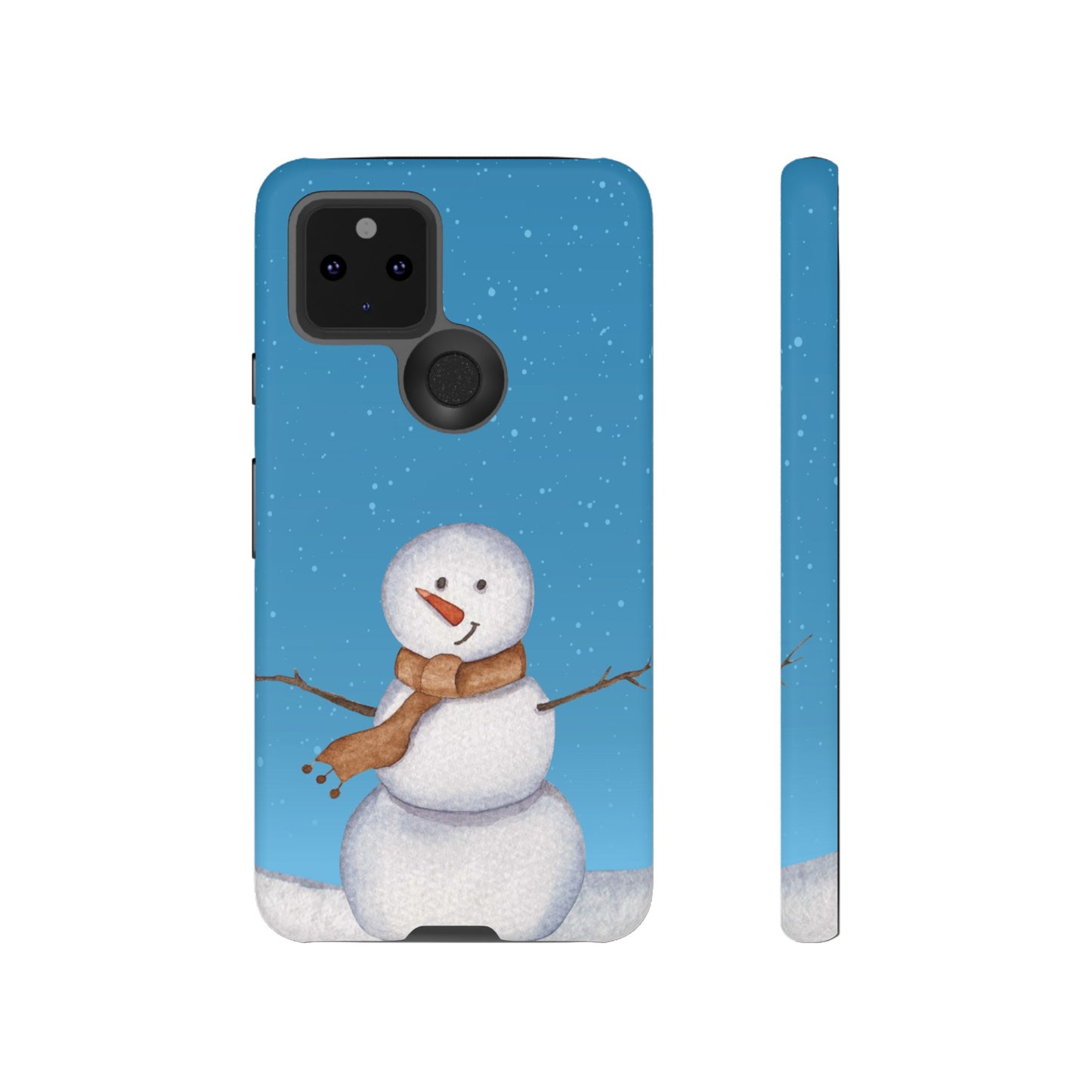 Snowman Wallpaper Phone Case | iPhone 15 Plus/ Pro, 14, 13, 12| Google Pixel 7, Pro, 5| Samsung Galaxy S23 All Major Phone Models