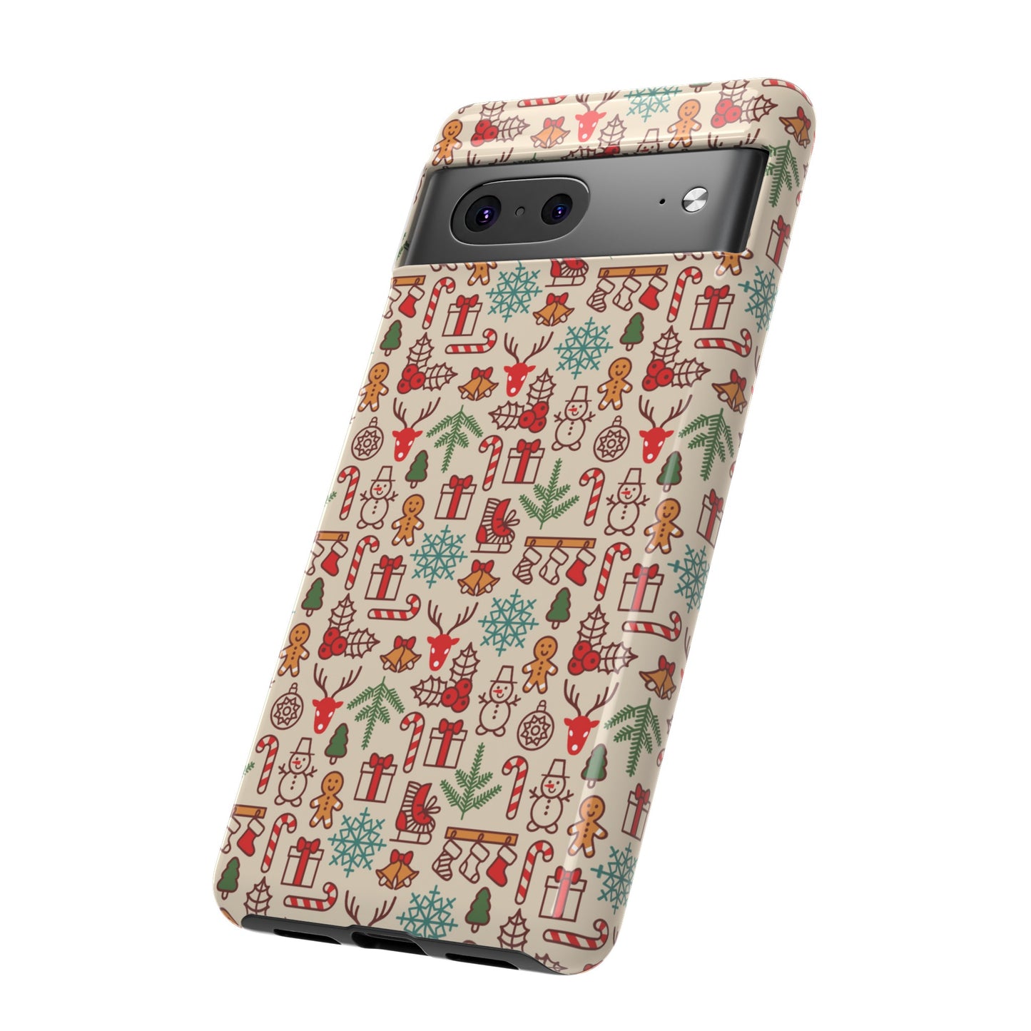 Collage Christmas Wallpaper Phone Case | iPhone 15 Plus/ Pro, 14, 13, 12| Google Pixel 7, Pro, 5| Samsung Galaxy S23 All Major Phone Models