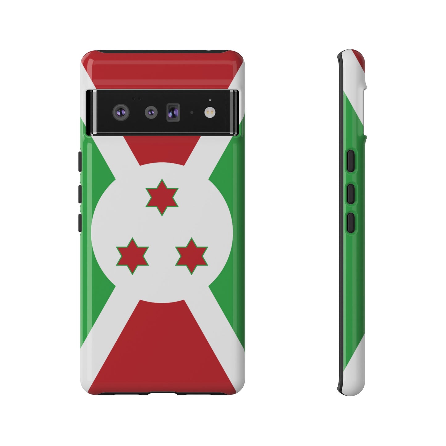 Burundi Flag Phone Case | iPhone 15 Plus/ Pro, 14, 13, 12| Google Pixel 7, Pro, 5| Samsung Galaxy S23 All Major Phone Models