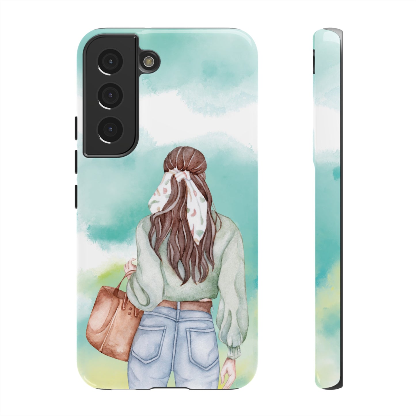 Girl Wallpaper Phone Case | iPhone 15 Plus/ Pro, 14, 13, 12| Google Pixel 7, Pro, 5| Samsung Galaxy S23 All Major Phone Models