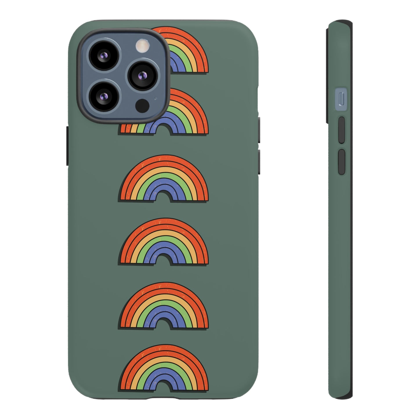 Rainbow Wallpaper Phone Case | iPhone 15 Plus/ Pro, 14, 13, 12| Google Pixel 7, Pro, 5| Samsung Galaxy S23 All Major Phone Models