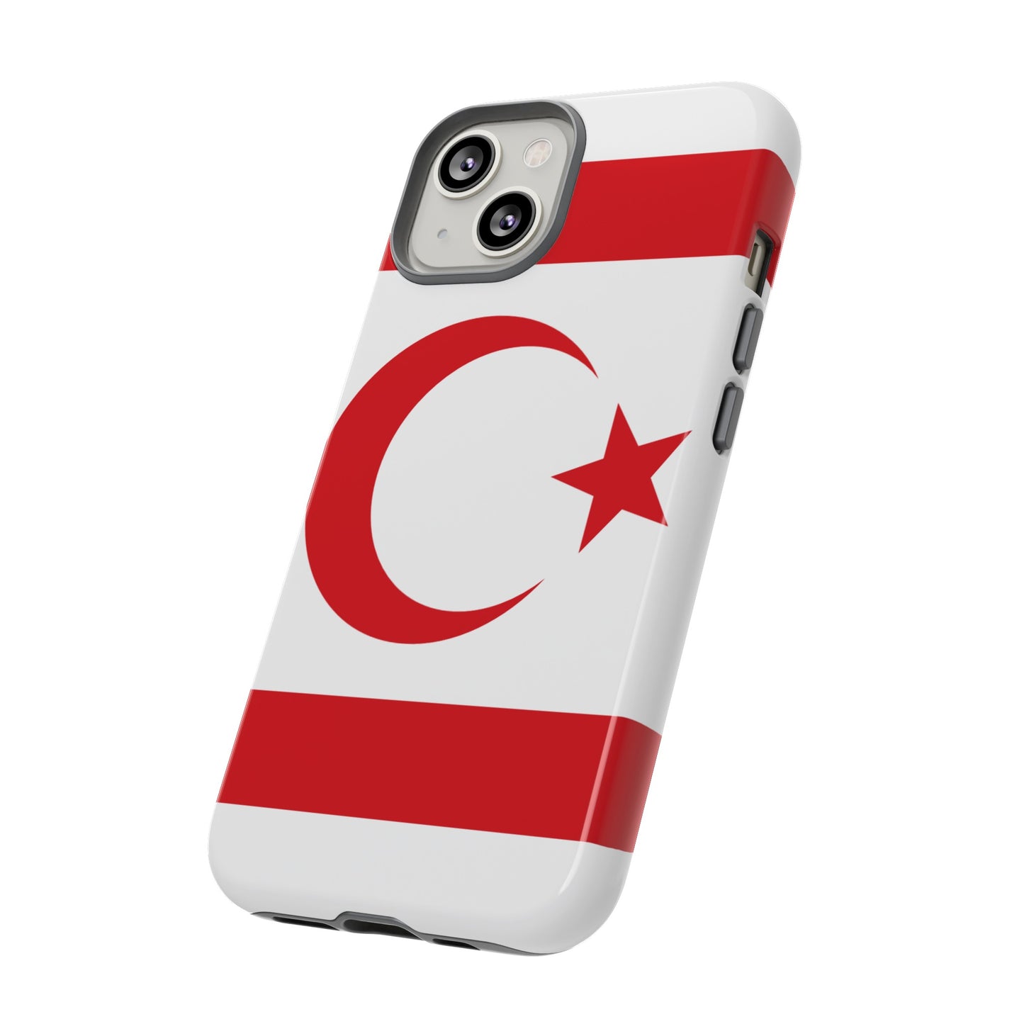 Northern Cyprus Flag Phone Case | iPhone 15 Plus/ Pro, 14, 13, 12| Google Pixel 7, Pro, 5| Samsung Galaxy S23 All Major Phone Models