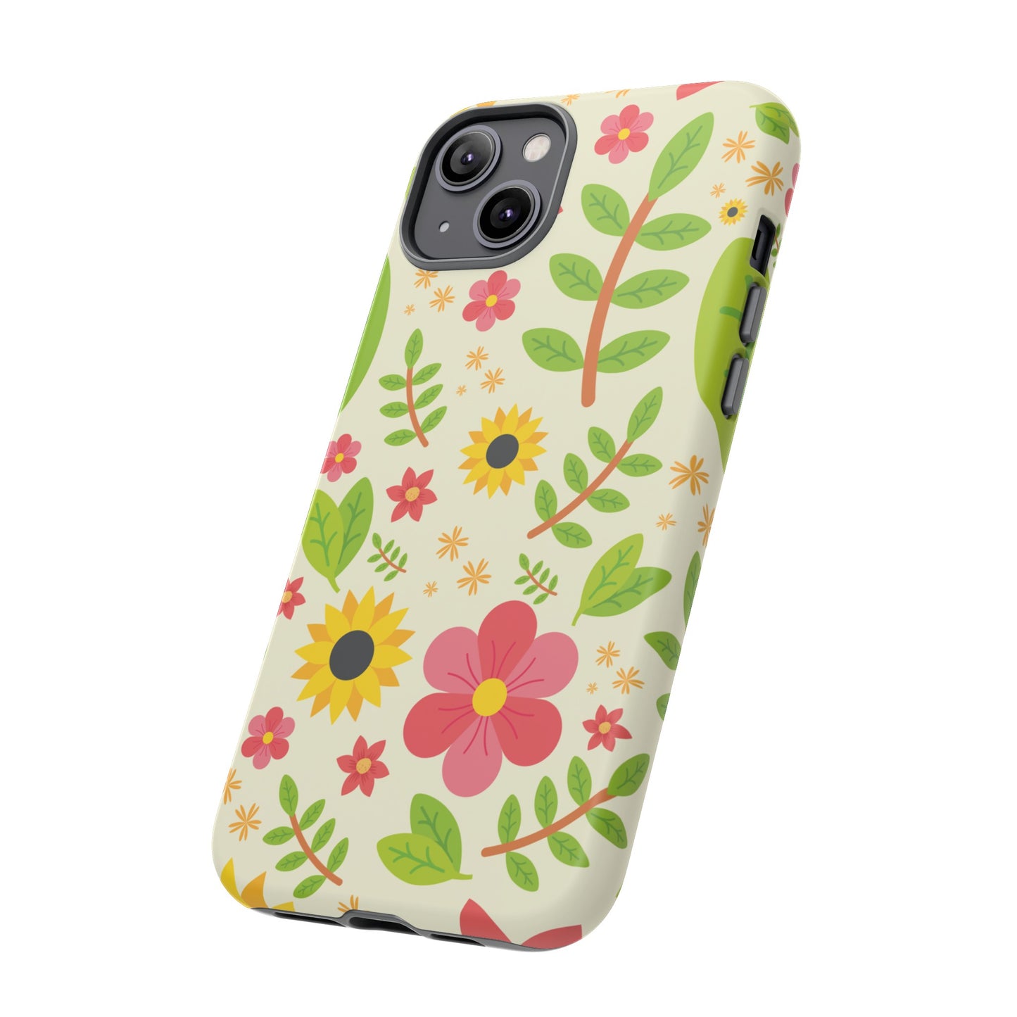 Botanical Flowers Phone Case | iPhone 15 Plus/ Pro, 14, 13, 12| Google Pixel 7, Pro, 5| Samsung Galaxy S23 All Major Phone Models