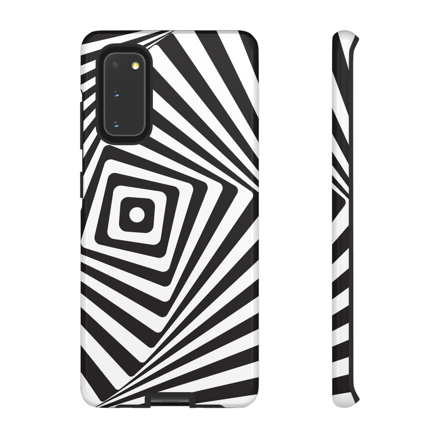 Black & White Spiral Wallpaper Phone Case | iPhone 15 Plus/ Pro, 14, 13, 12| Google Pixel 7, Pro, 5| Samsung Galaxy S23 All Major Phone Models