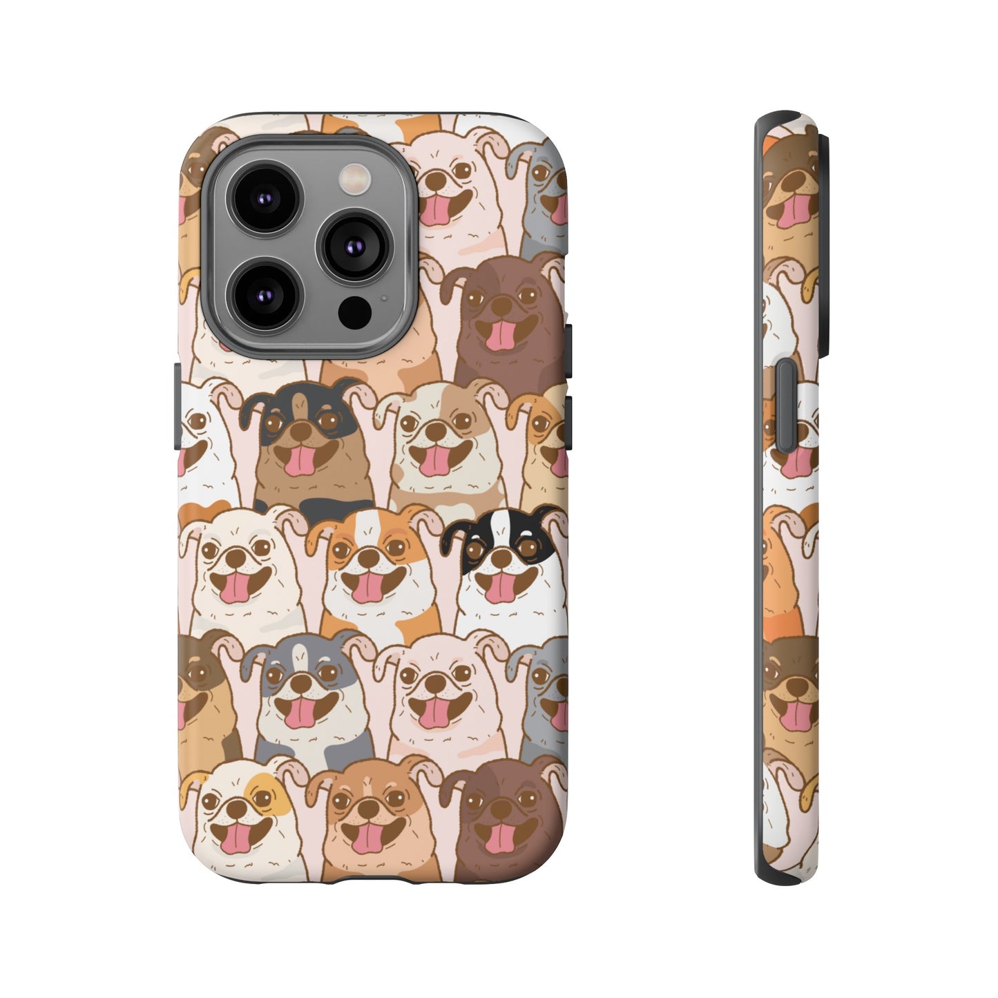 Dog Line Up Phone Case | iPhone 15 Plus/ Pro, 14, 13, 12| Google Pixel 7, Pro, 5| Samsung Galaxy S23 All Major Phone Models