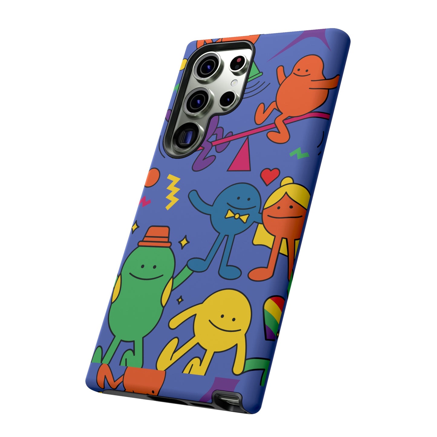 Colourful Cartoon Wallpaper Phone Case | iPhone 15 Plus/ Pro, 14, 13, 12| Google Pixel 7, Pro, 5| Samsung Galaxy S23 All Major Phone Models