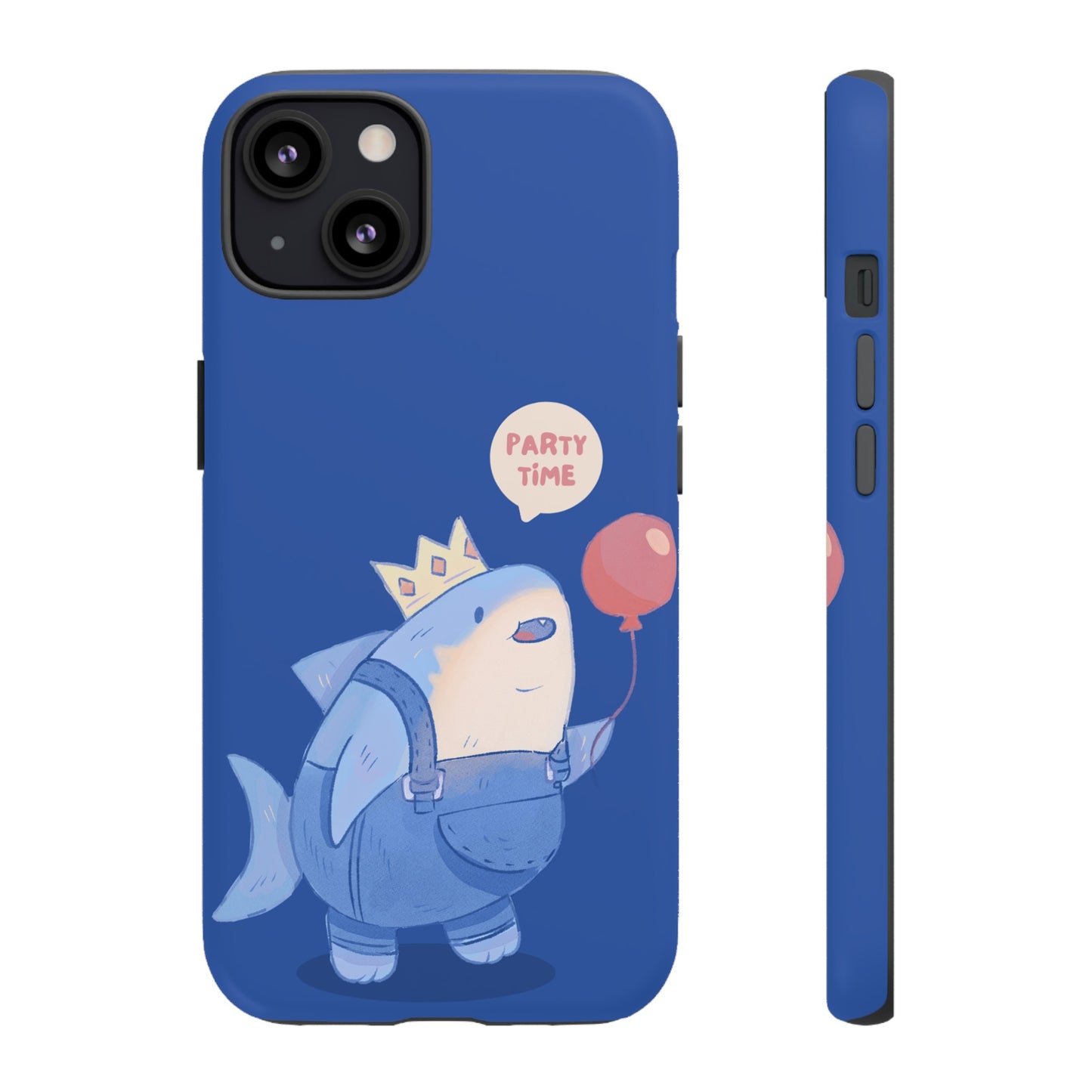 Shark Party Time Phone Case | iPhone 15 Plus/ Pro, 14, 13, 12| Google Pixel 7, Pro, 5| Samsung Galaxy S23 All Major Phone Models