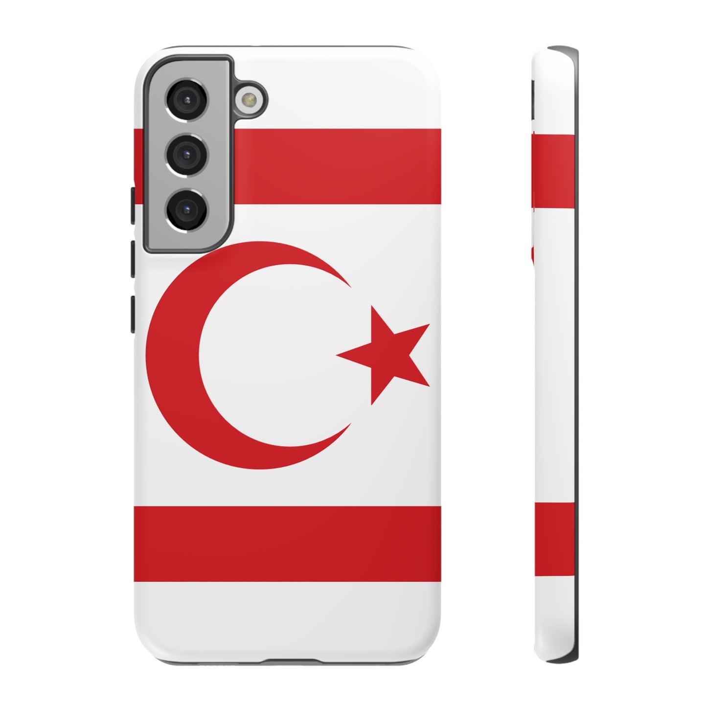 Northern Cyprus Flag Phone Case | iPhone 15 Plus/ Pro, 14, 13, 12| Google Pixel 7, Pro, 5| Samsung Galaxy S23 All Major Phone Models