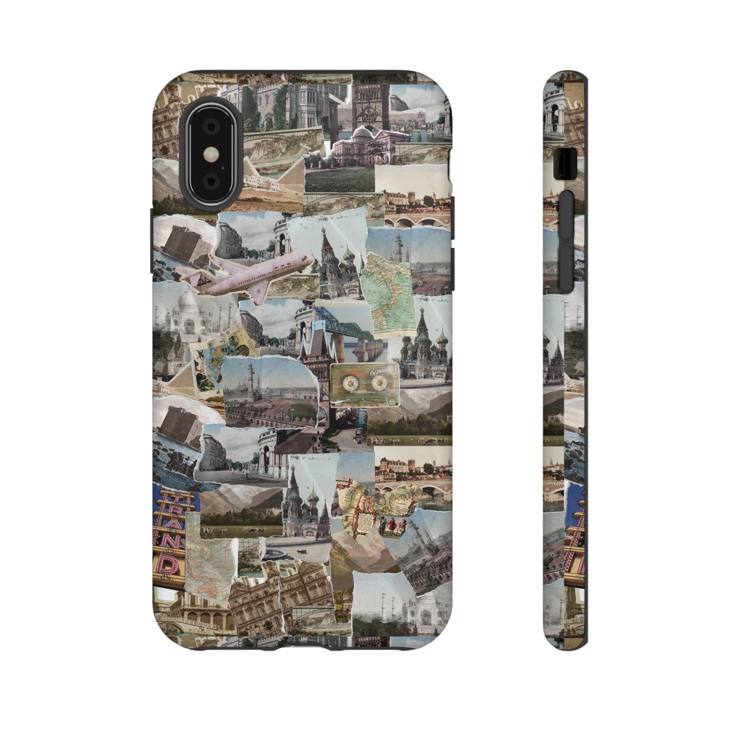 Travel Collage Wallpaper Phone Case | iPhone 15 Plus/ Pro, 14, 13, 12| Google Pixel 7, Pro, 5| Samsung Galaxy S23 All Major Phone Models