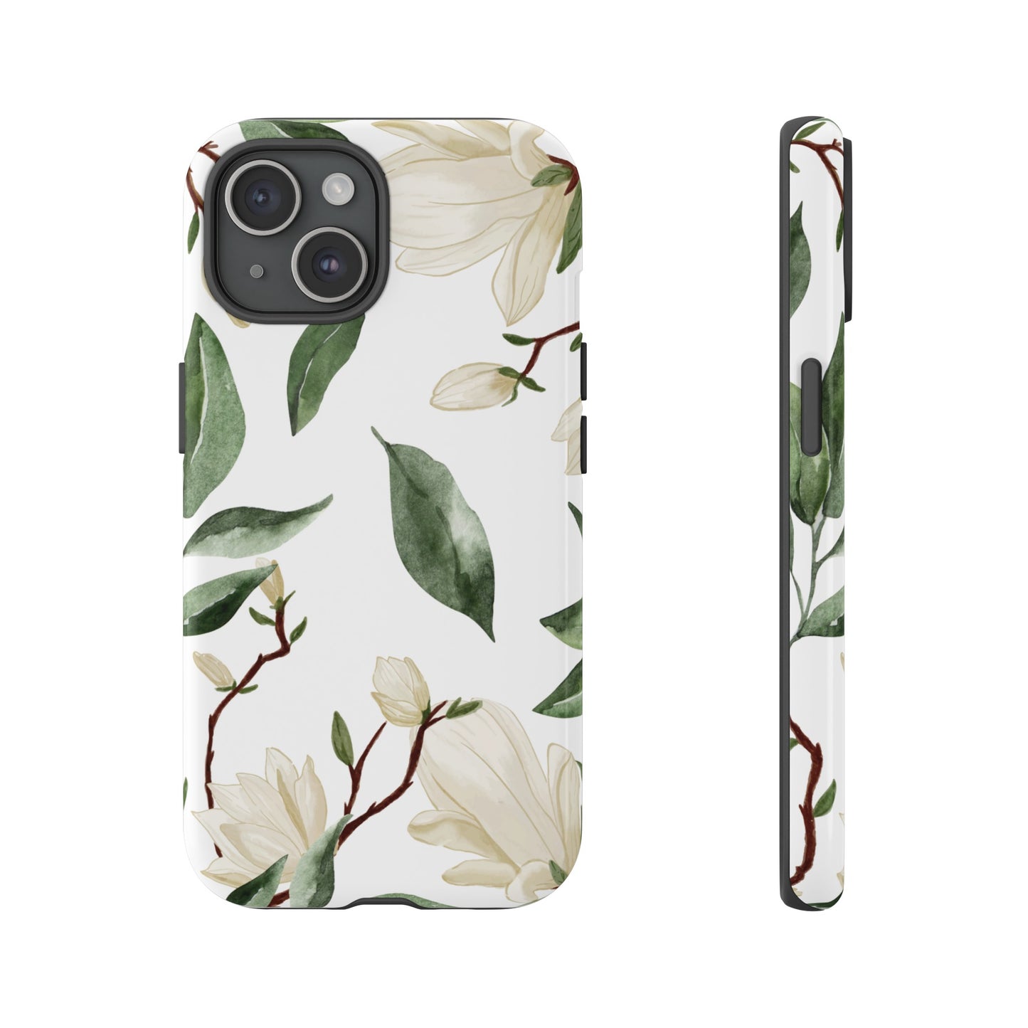 Light Floral Wallpaper Phone Case | iPhone 15 Plus/ Pro, 14, 13, 12| Google Pixel 7, Pro, 5| Samsung Galaxy S23 All Major Phone Models