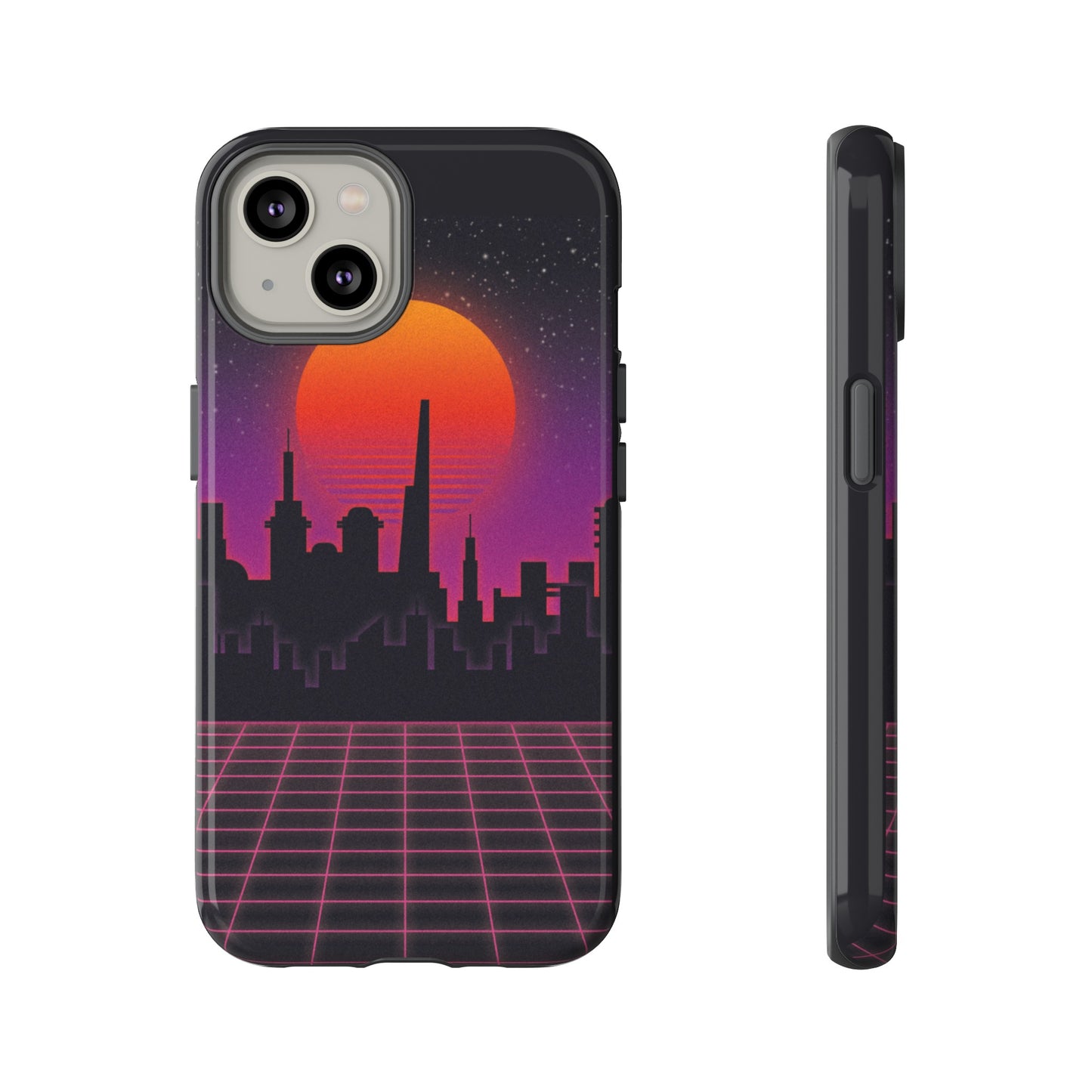 Retro City Phone Case | iPhone 15 Plus/ Pro, 14, 13, 12| Google Pixel 7, Pro, 5| Samsung Galaxy S23 All Major Phone Models