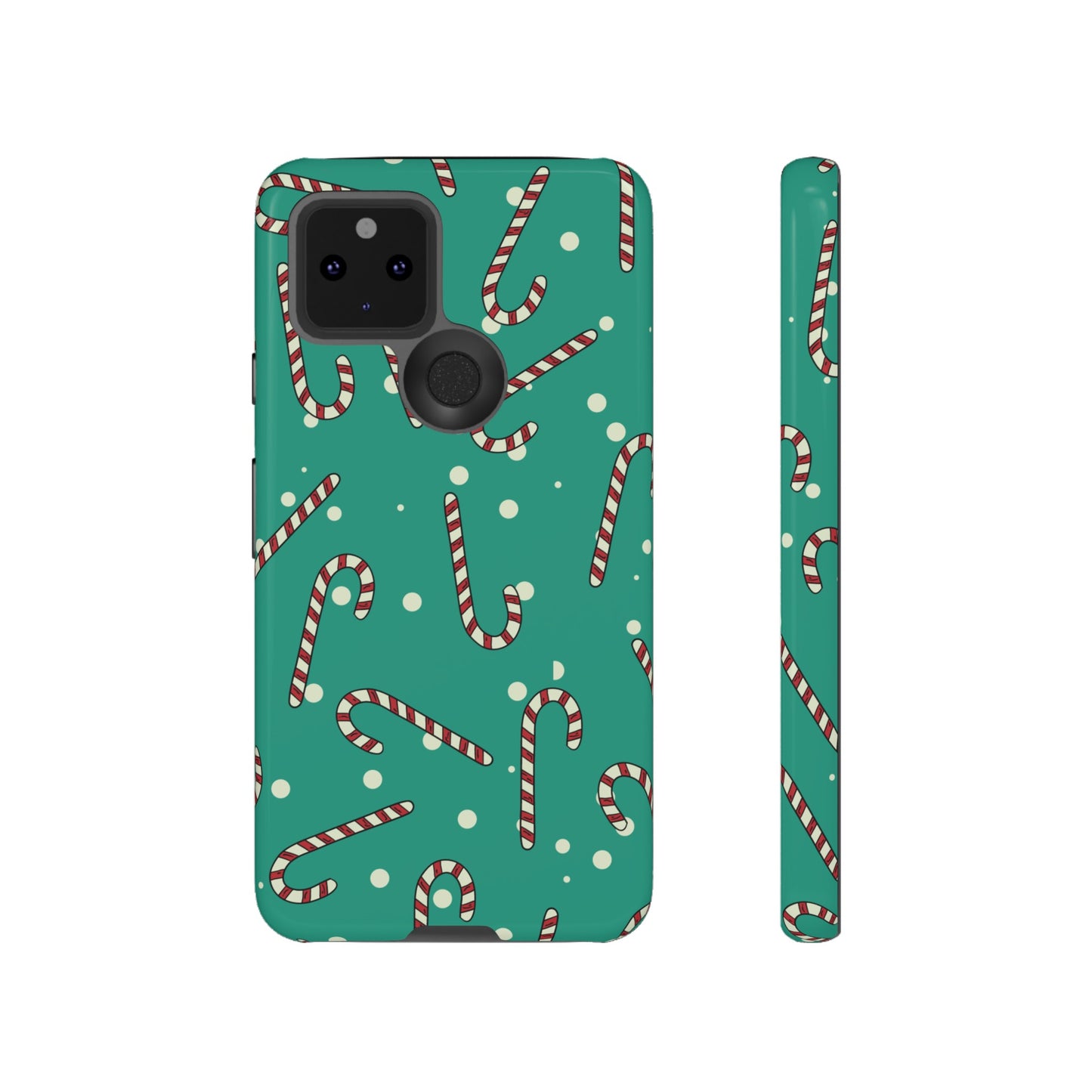 Candycane Wallpaper Phone Case | iPhone 15 Plus/ Pro, 14, 13, 12| Google Pixel 7, Pro, 5| Samsung Galaxy S23 All Major Phone Models