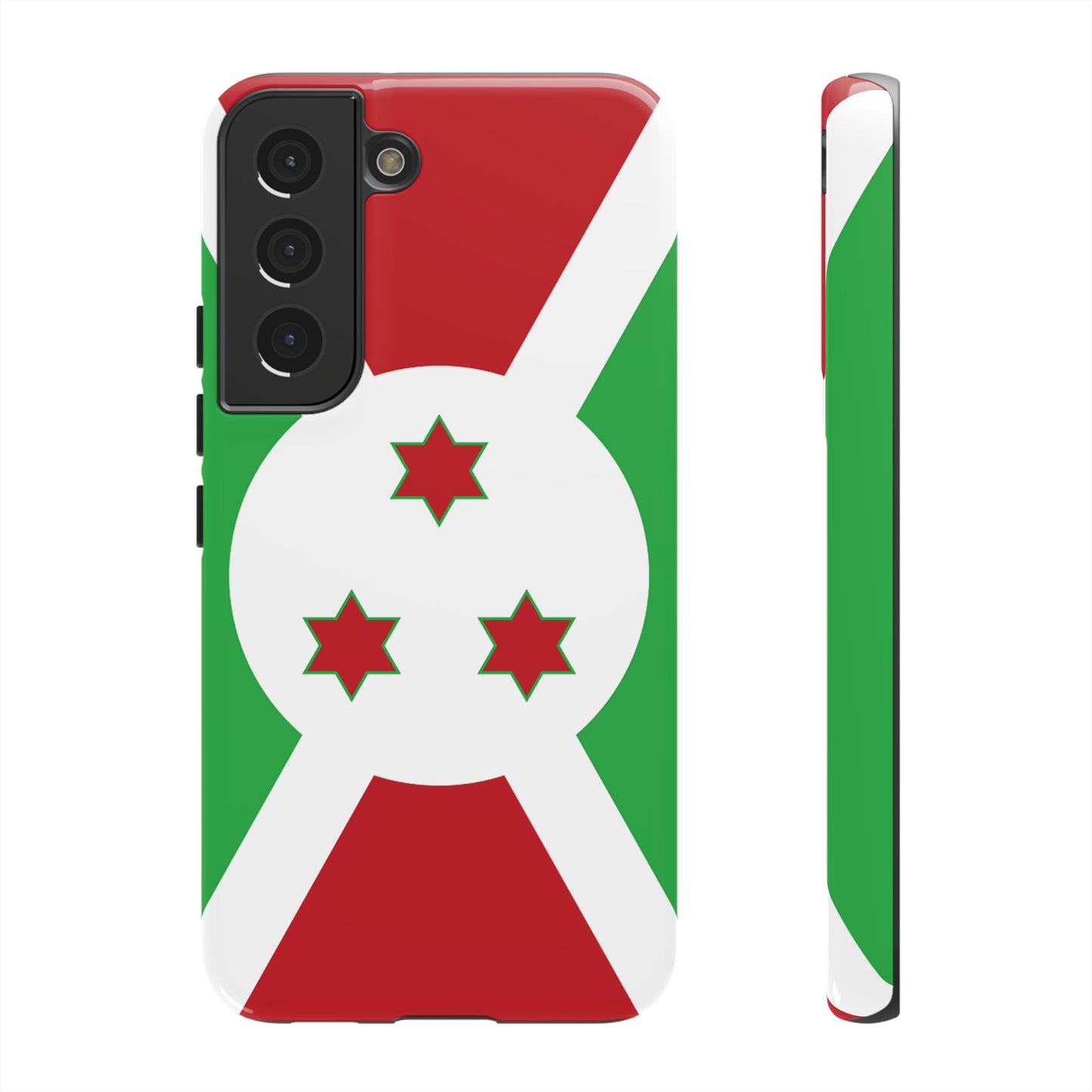 Burundi Flag Phone Case | iPhone 15 Plus/ Pro, 14, 13, 12| Google Pixel 7, Pro, 5| Samsung Galaxy S23 All Major Phone Models