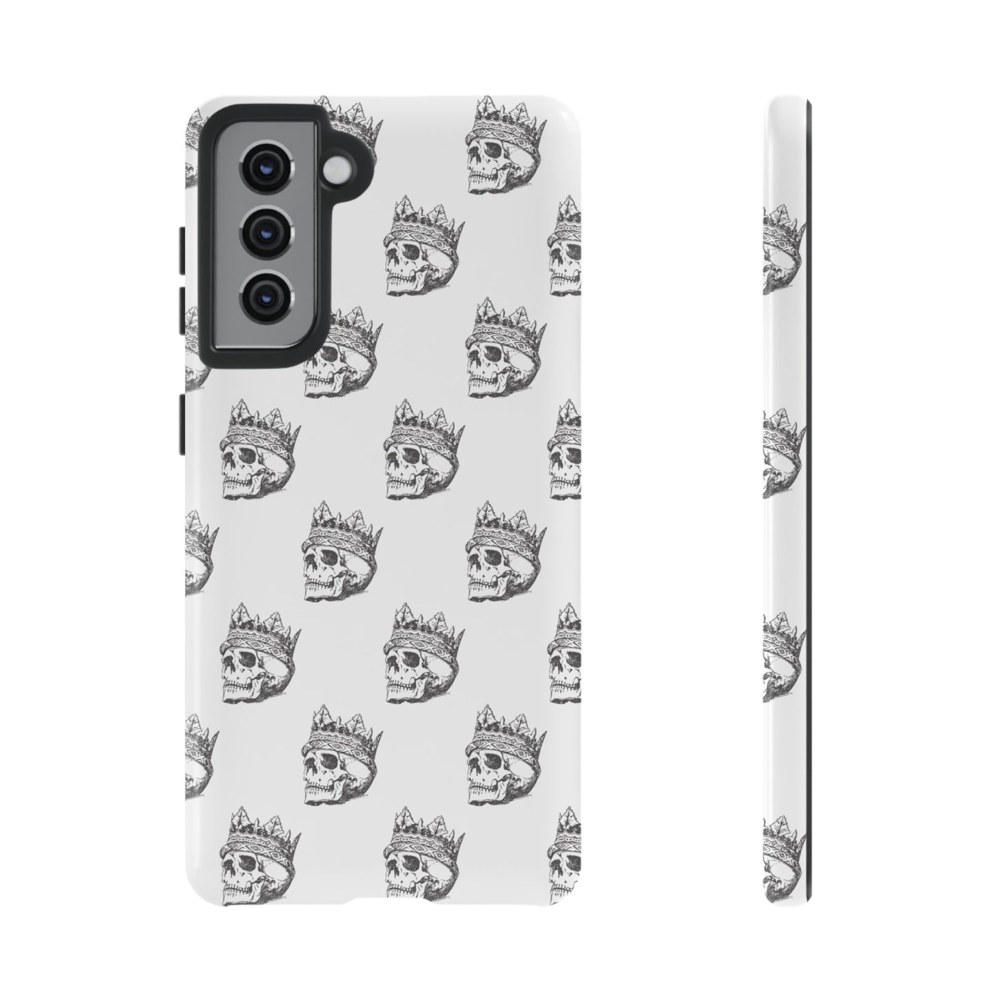 Skull Wallpaper Phone Case | iPhone 15 Plus/ Pro, 14, 13, 12| Google Pixel 7, Pro, 5| Samsung Galaxy S23 All Major Phone Models