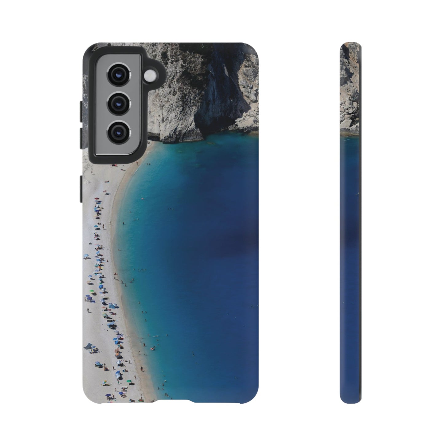 Blue Beach Wallpaper Phone Case | iPhone 15 Plus/ Pro, 14, 13, 12| Google Pixel 7, Pro, 5| Samsung Galaxy S23 All Major Phone Models